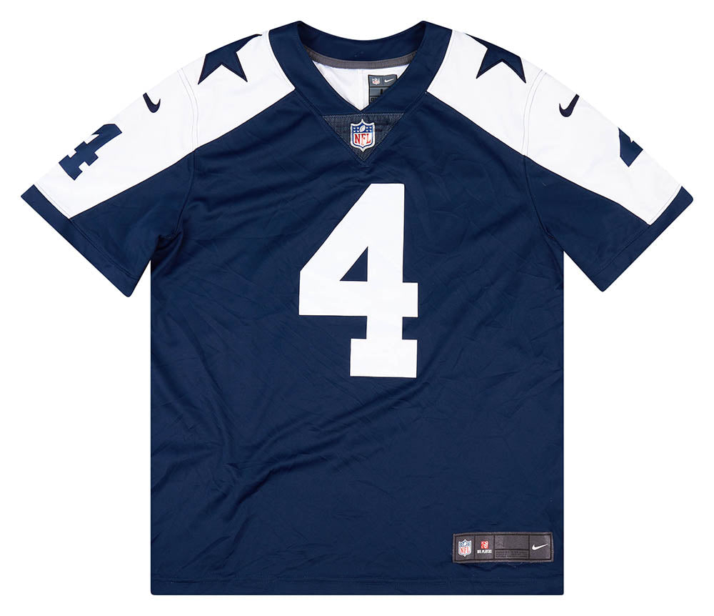 2016 20 Dallas Cowboys Prescott 4 Nike Limited Jersey Alternate L