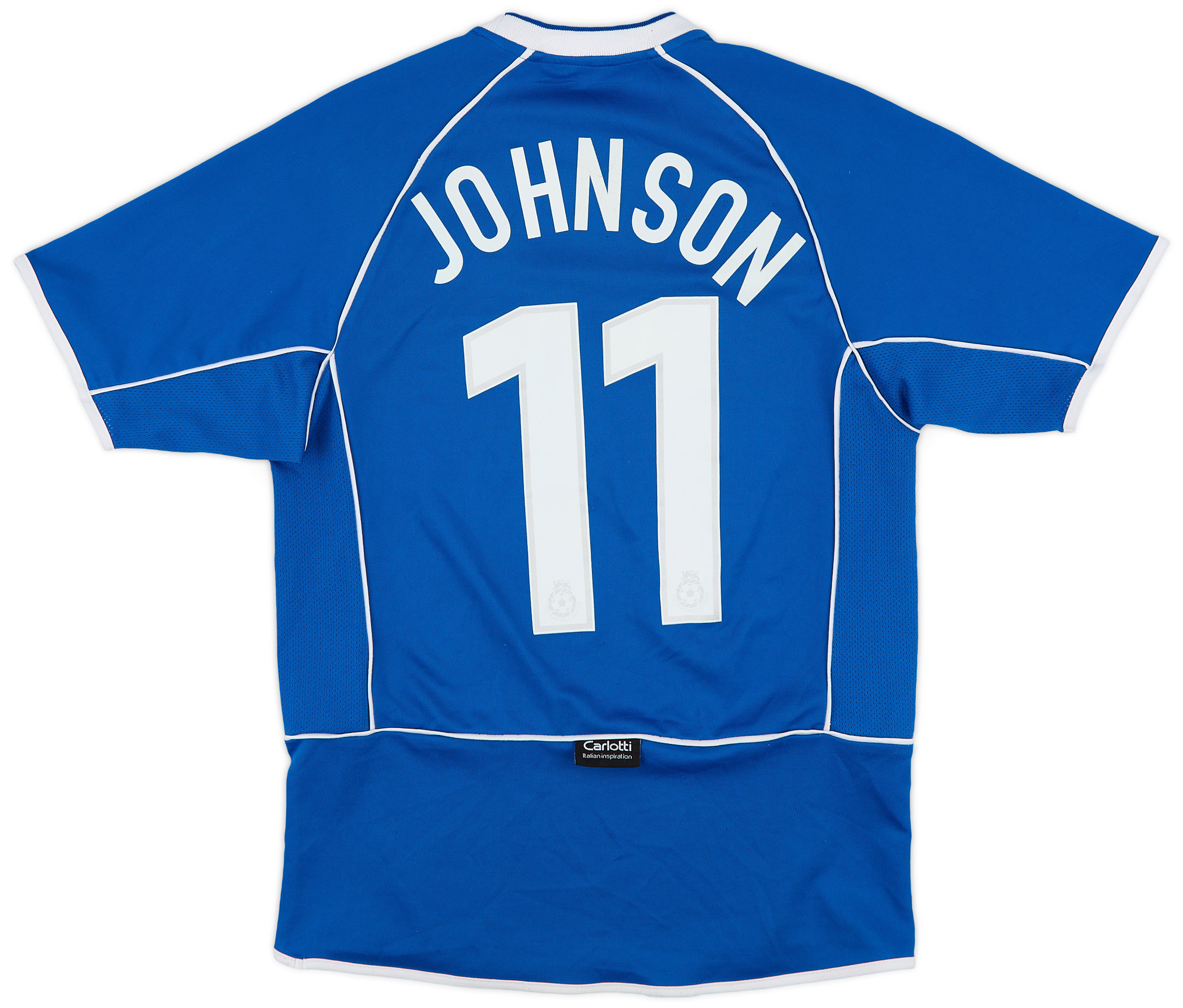 2004-05 Oldham Atheltic Home Shirt Johnson #11 - 7/10 - (M.Boys)