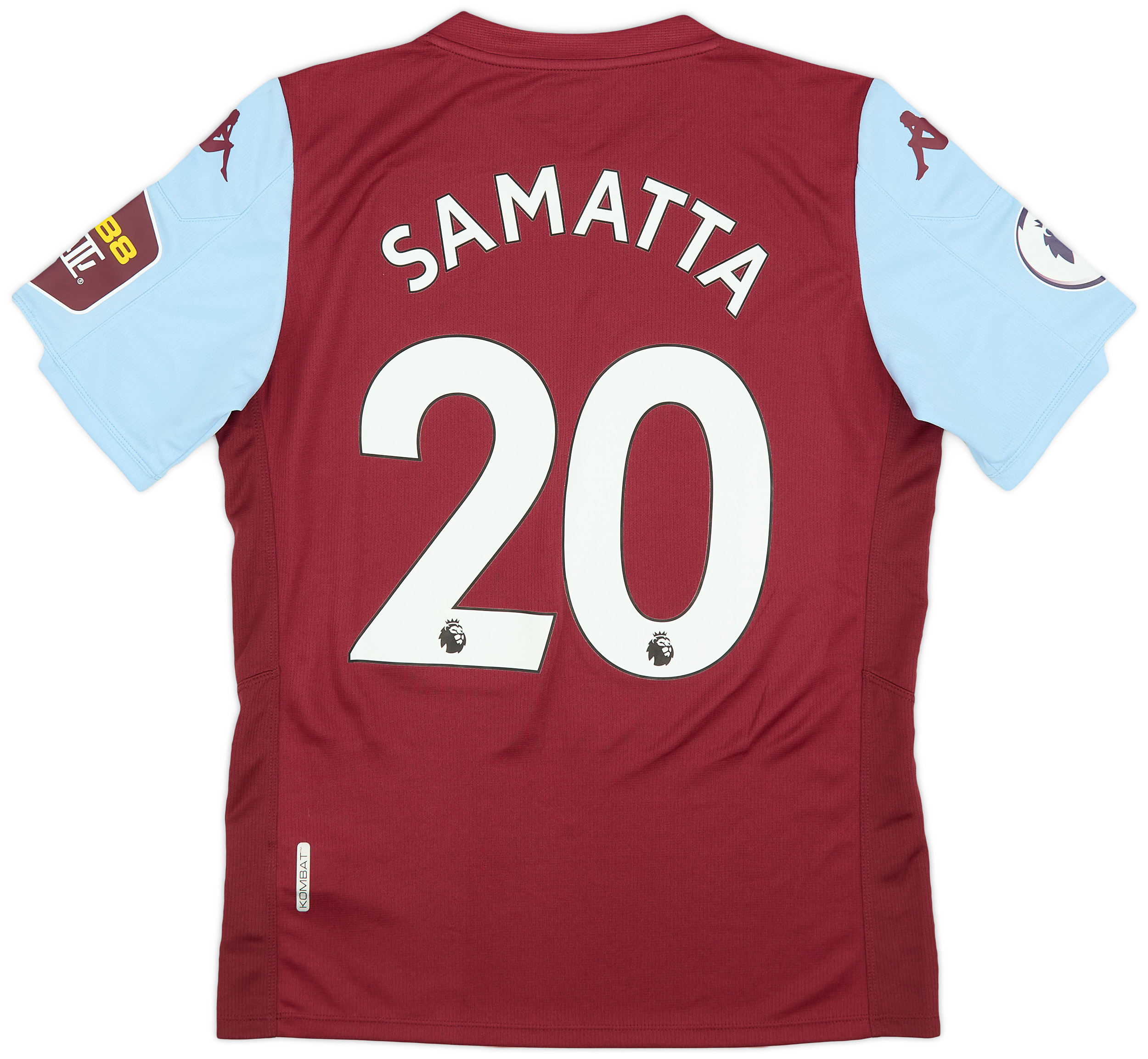 2019-20 Aston Villa Home Shirt Samatta #20 - 9/10 - (M)