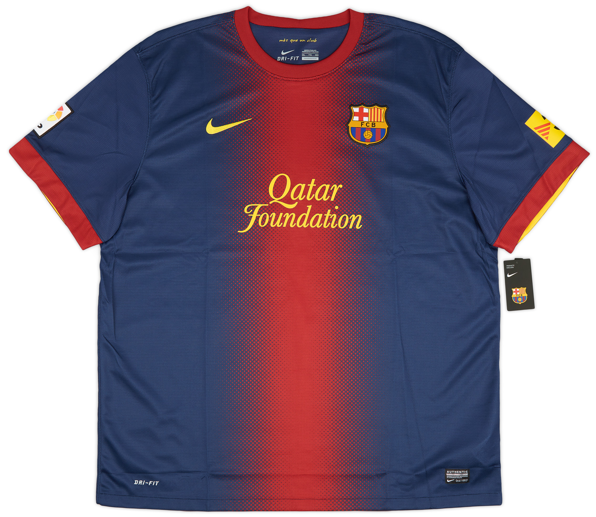 2012/13【AUTHENTIC】Messi #10 , XL 2012-13 Barcelona Home Shirt Messi #10 (XXL)