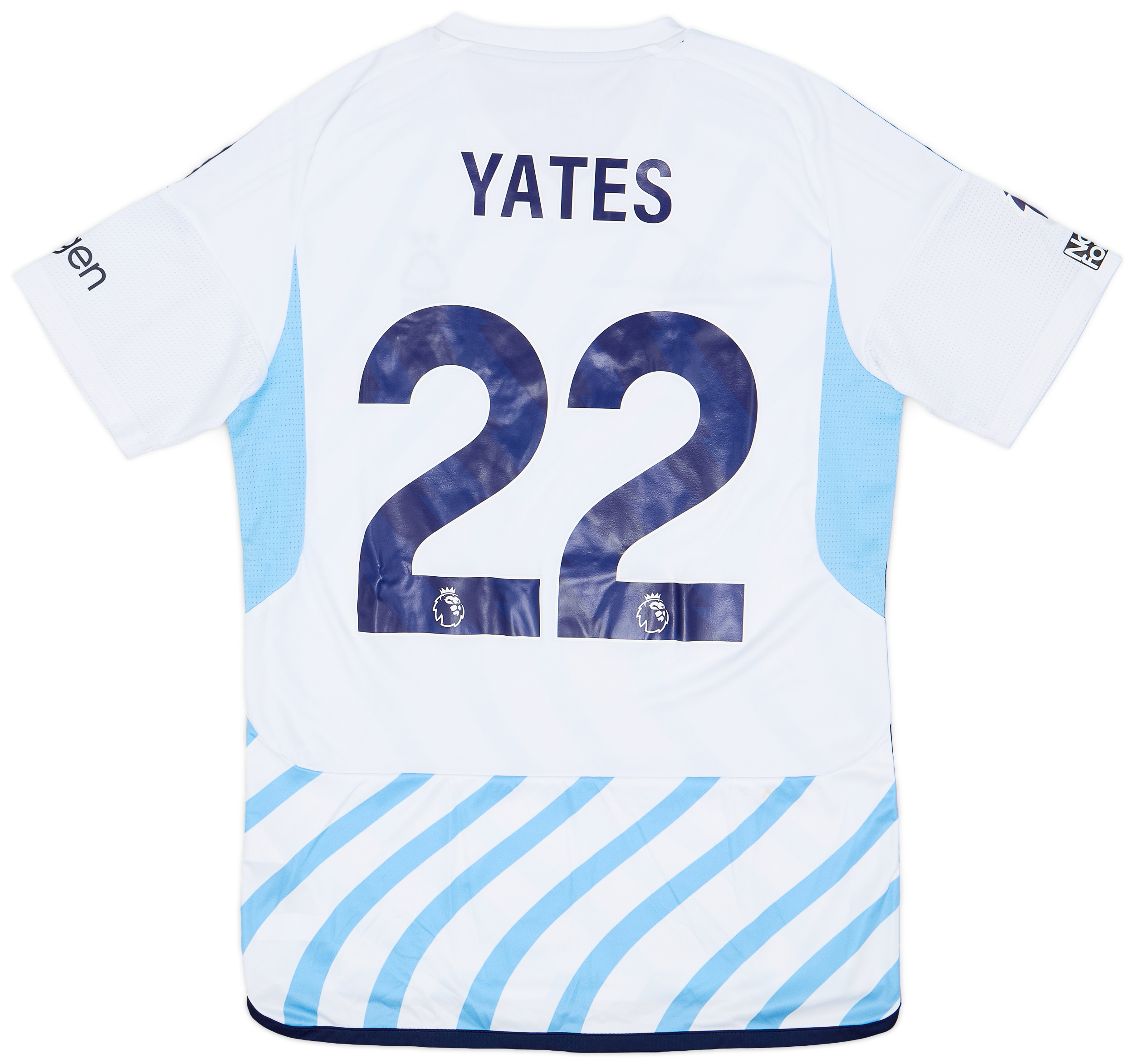 202324 Nottingham Forest Match Issue Home Shirt Yates 22
