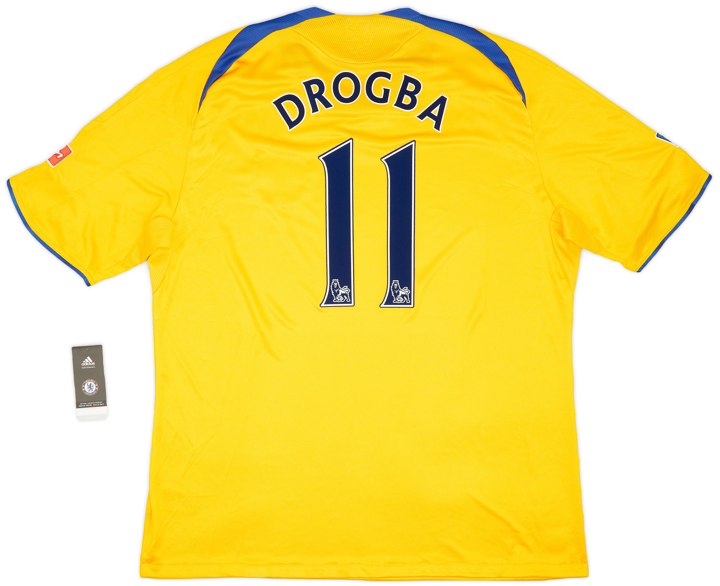 Chelsea FC Drogba 11番シャツ 2008-09 Chelsea Home Shirt Drogba #11 - 7/10 - (M)