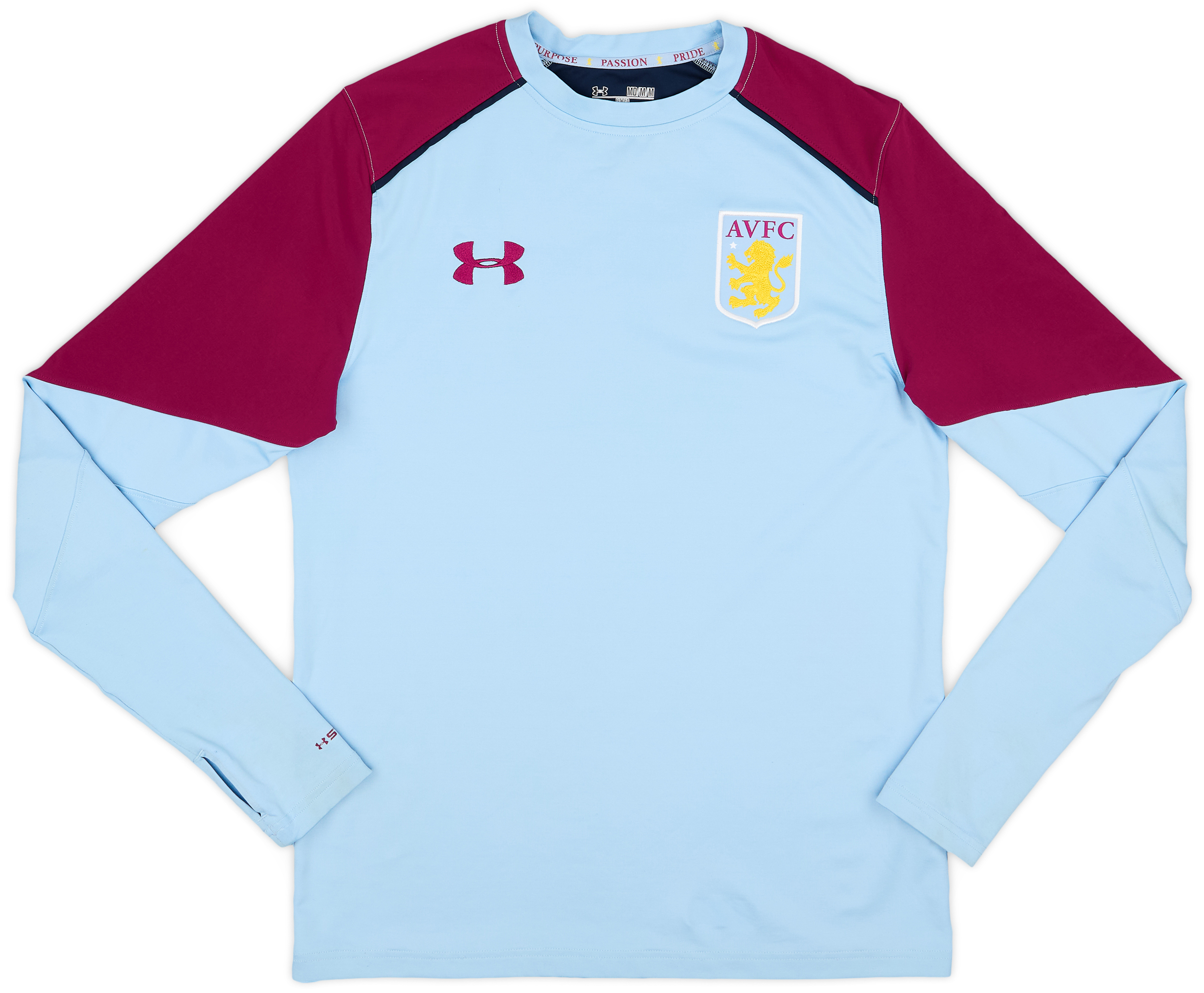 Aston villa under armour training top on sale