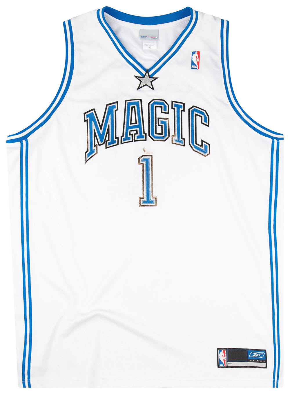 2003-04 Authentic Orlando Magic McGrady #1 Reebok Jersey (Home) XXL