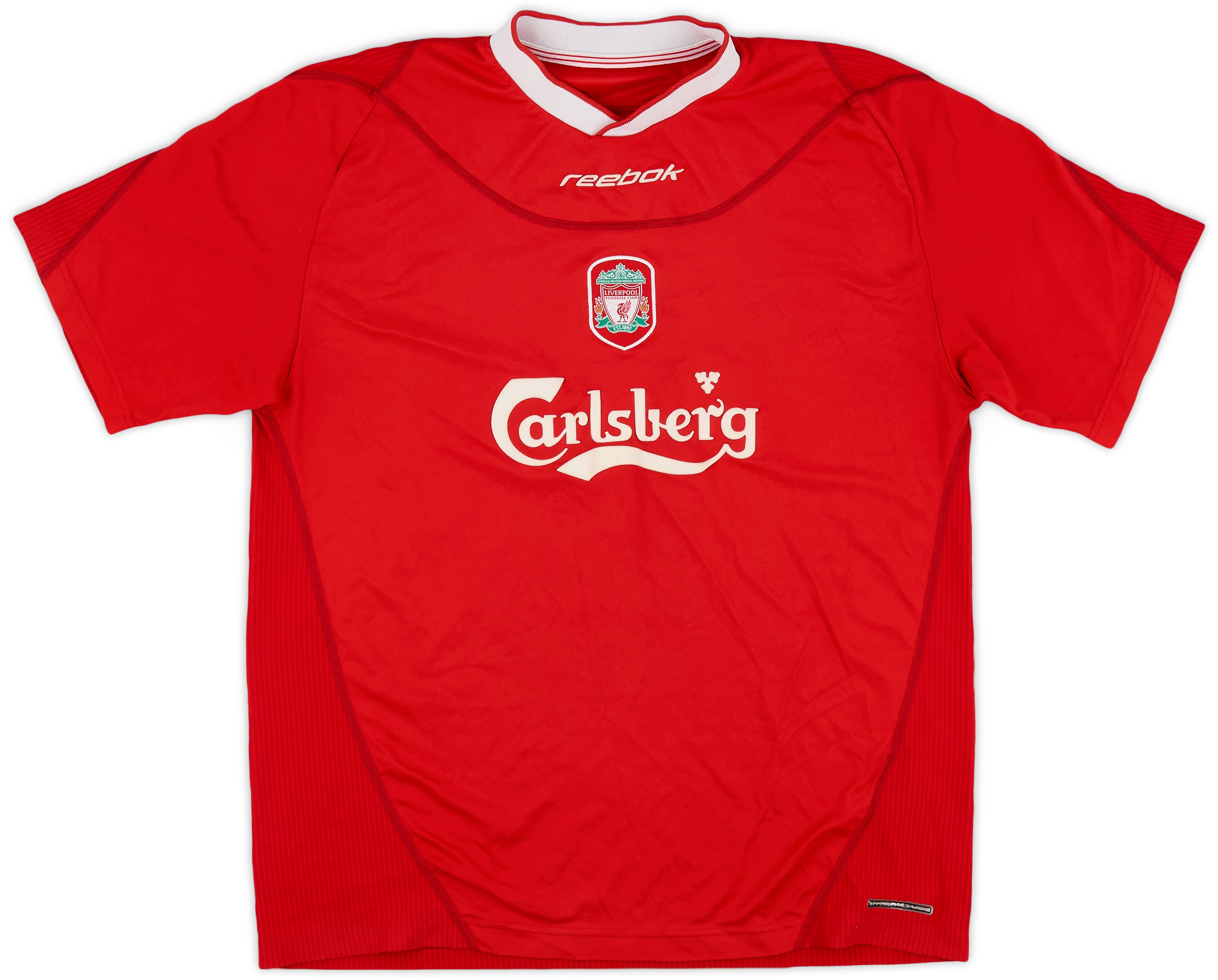 2000-02 Liverpool Home Shirt Gerrard #17 - 6/10 - (L)