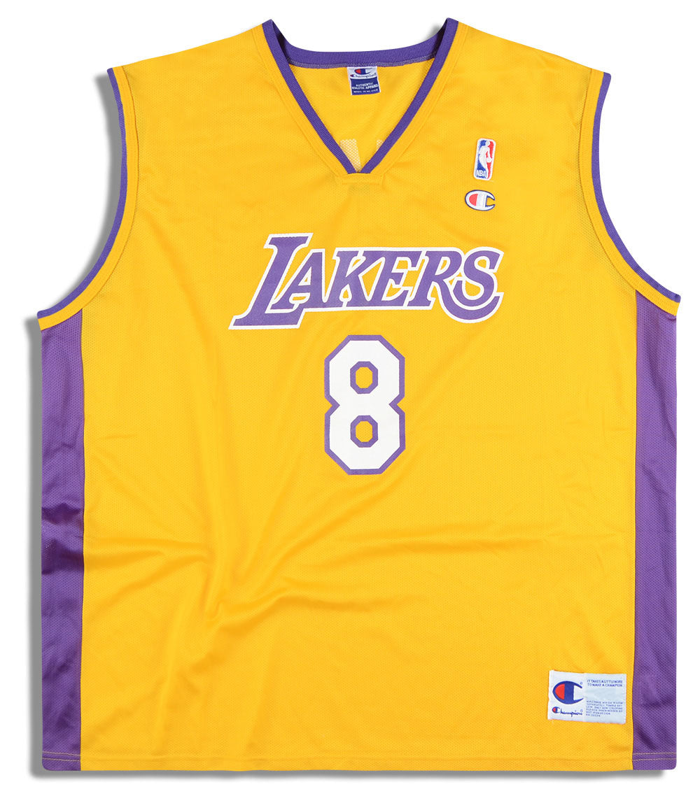 1999-02 LA Lakers Bryant #8 Champion Jersey (Home) XXL