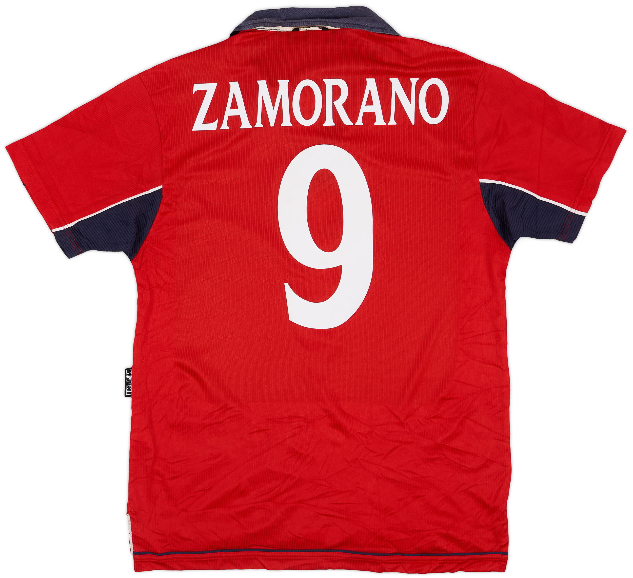2000-01 Chile Home Shirt Zamorano #9 - 8/10 - (M)