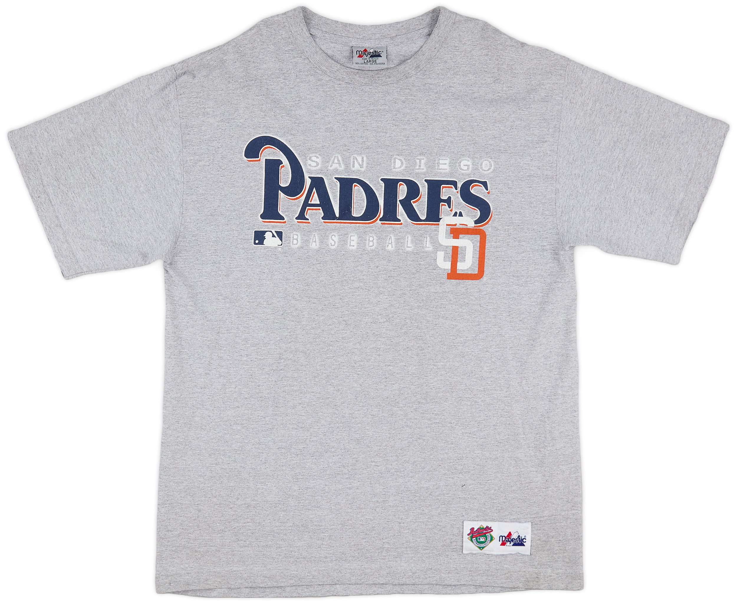 1990s San Diego Padres Majestic Tee - 3/10 - (L)
