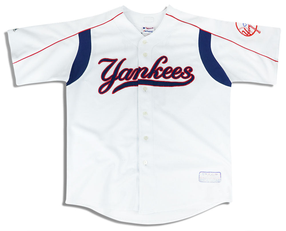 2000s New York Yankees Jeter #2 Authentic Majestic Jersey XXL