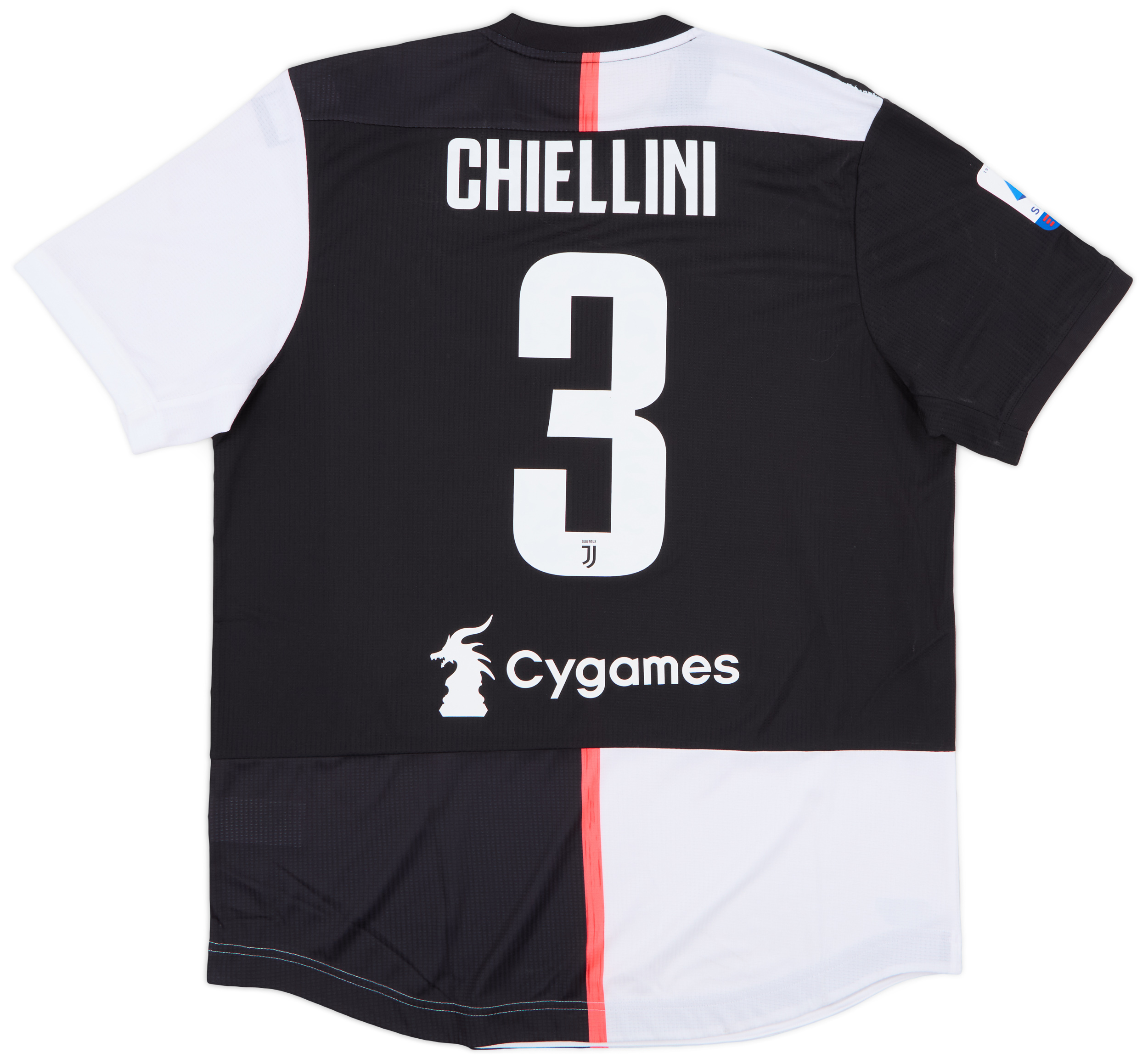 Maillot Juventus Chiellini 2011-2012 - Nike - Match Porté - Issue