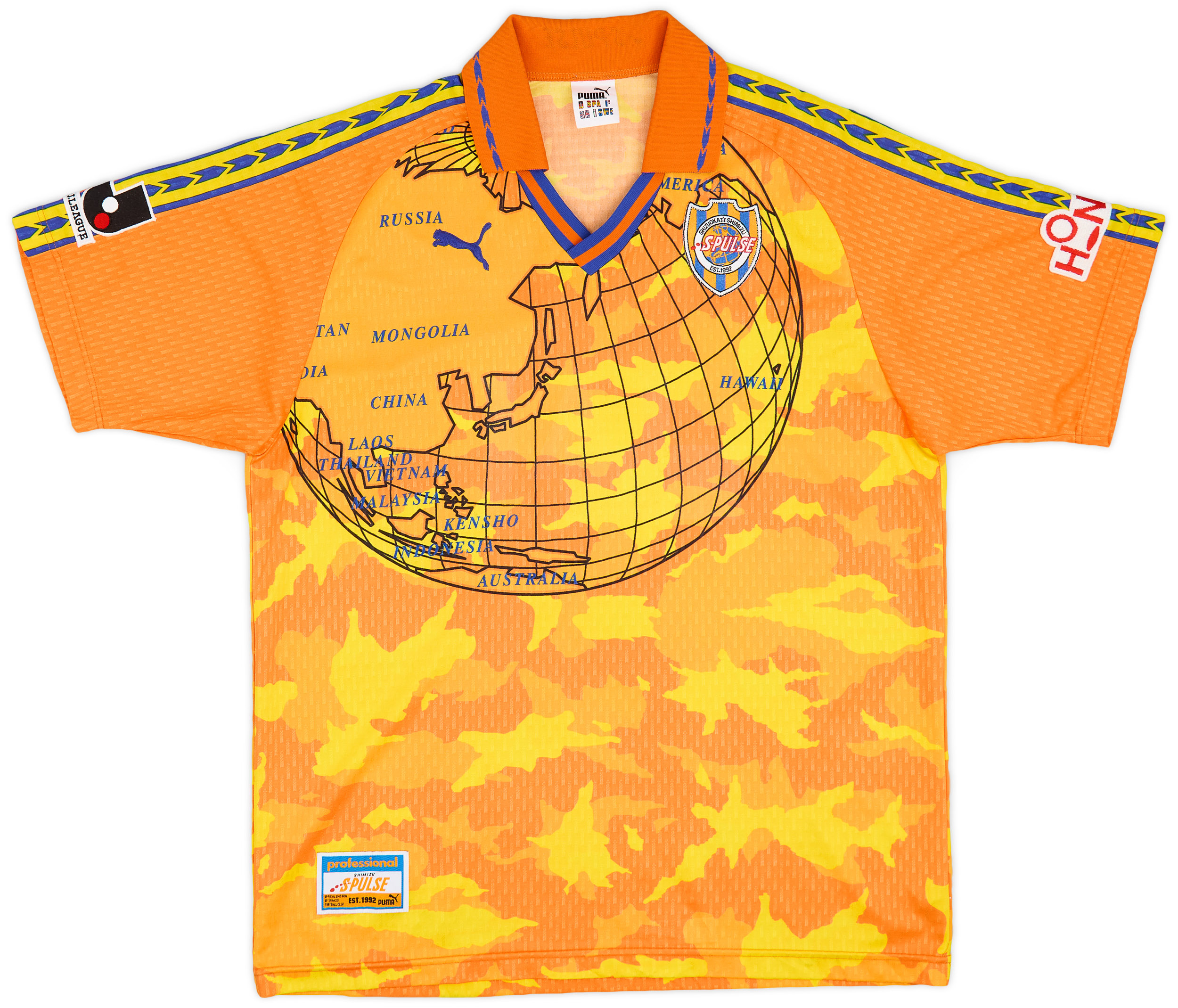 Shimizu S-Pulse Tanque 99 シャツ 1999-01 Shimizu S-Pulse Signed Home Shirt - 9/10 - (L)