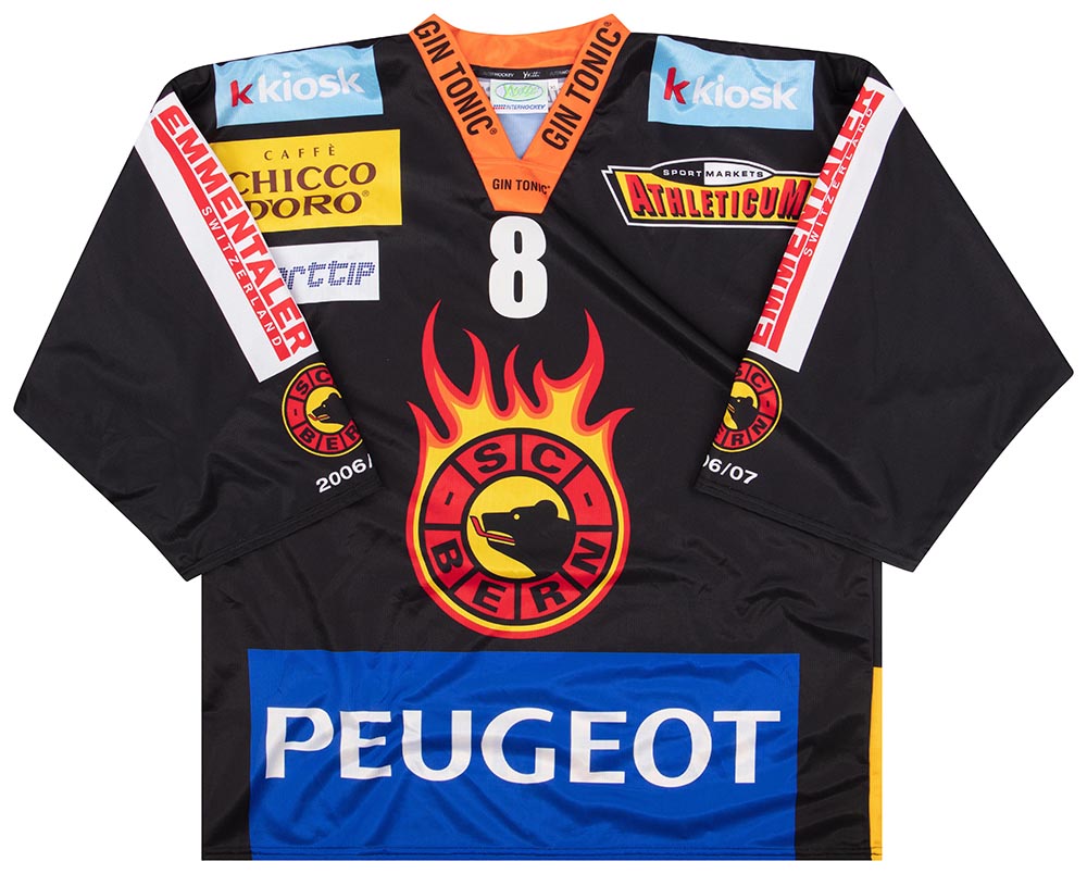 2006-07 SC Bern Steinegger #8 Yvette Jersey (Home) XL