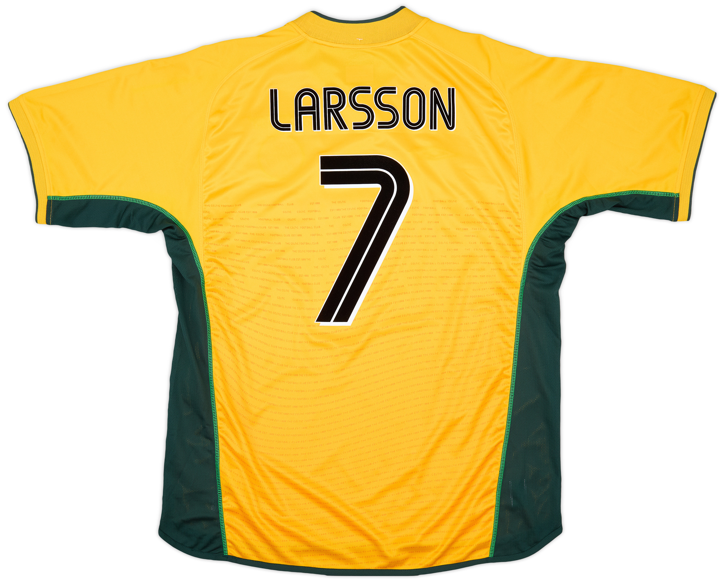ウェア Celtic 1998/99  Uniform #7 LARSSON Celtic 1998/99 Home Uniform #7 LARSSON