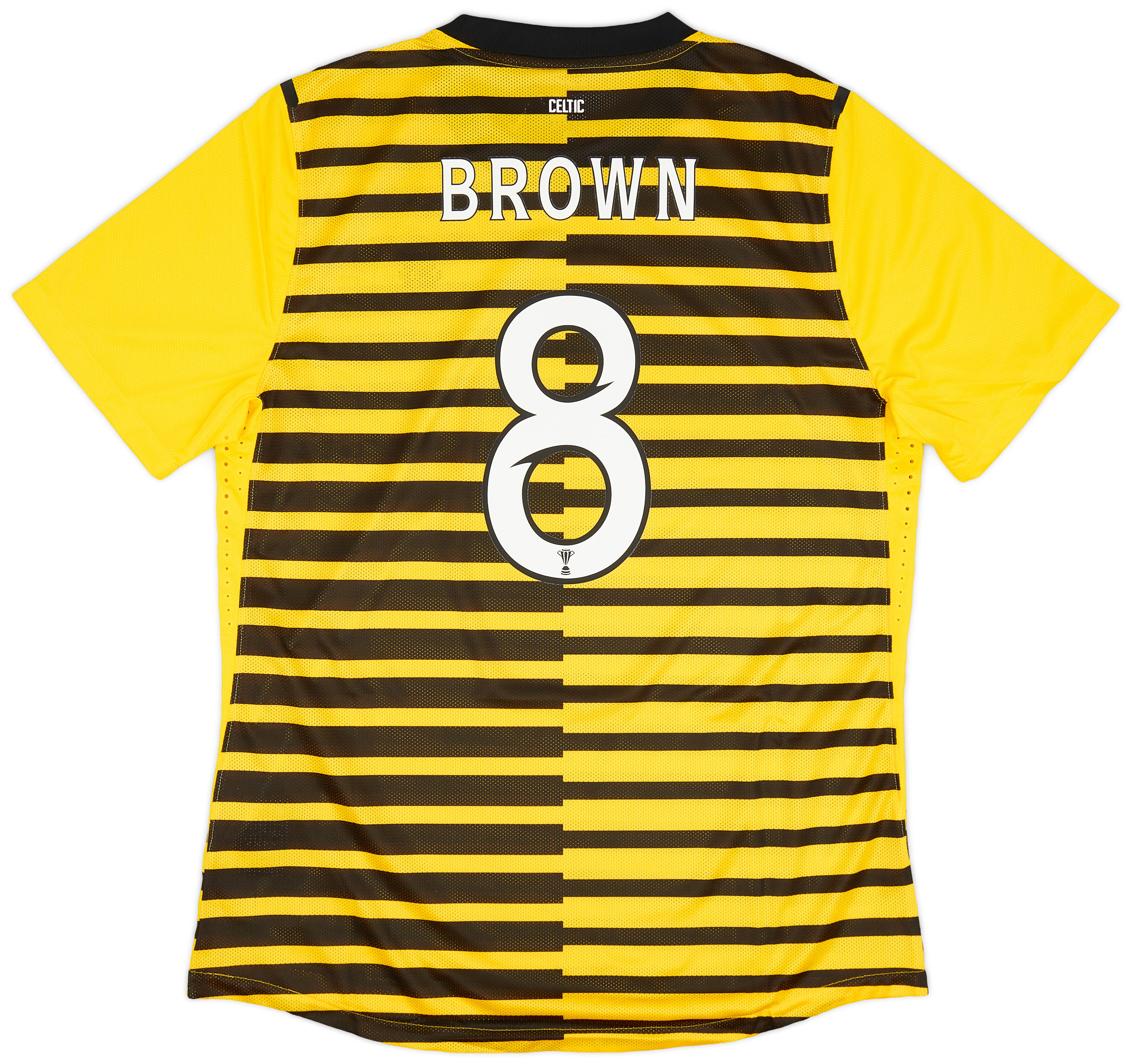 2011-12 Celtic Authentic Third Shirt Brown #8 (XL)