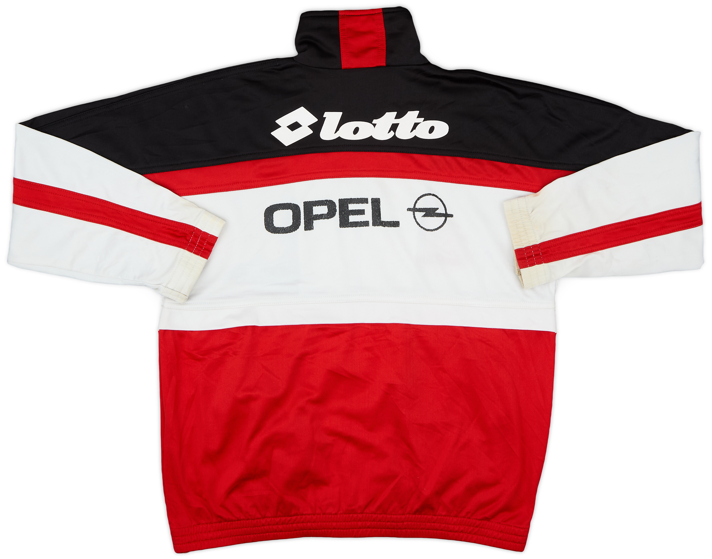 Lotto AC MILAN ゲームシャツ 1996-97 AC Milan Lotto Track Jacket - 5/10 - (M)