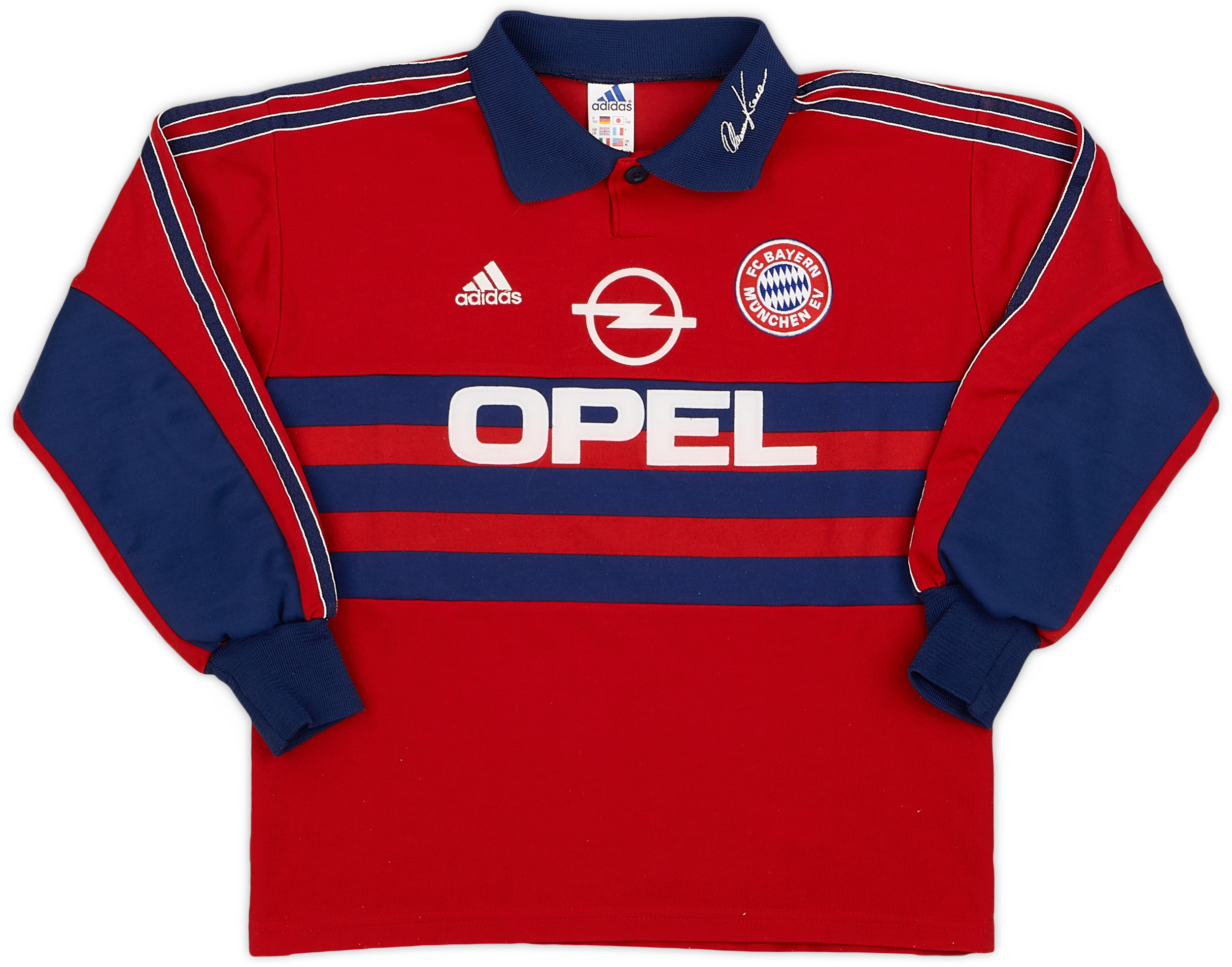 1998-99 Bayern Munich GK Shirt Kahn #1 - 9/10 - (L.Boys)