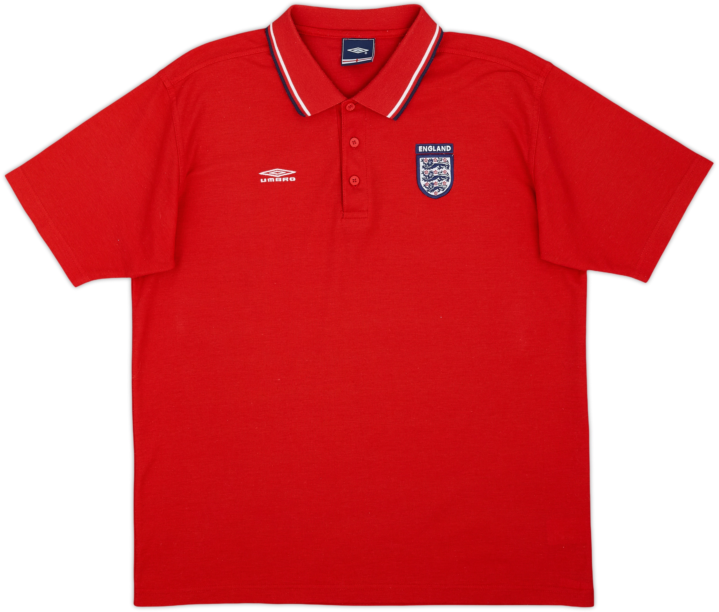 2002-03 England Umbro Polo Shirt - 9/10 - (L)