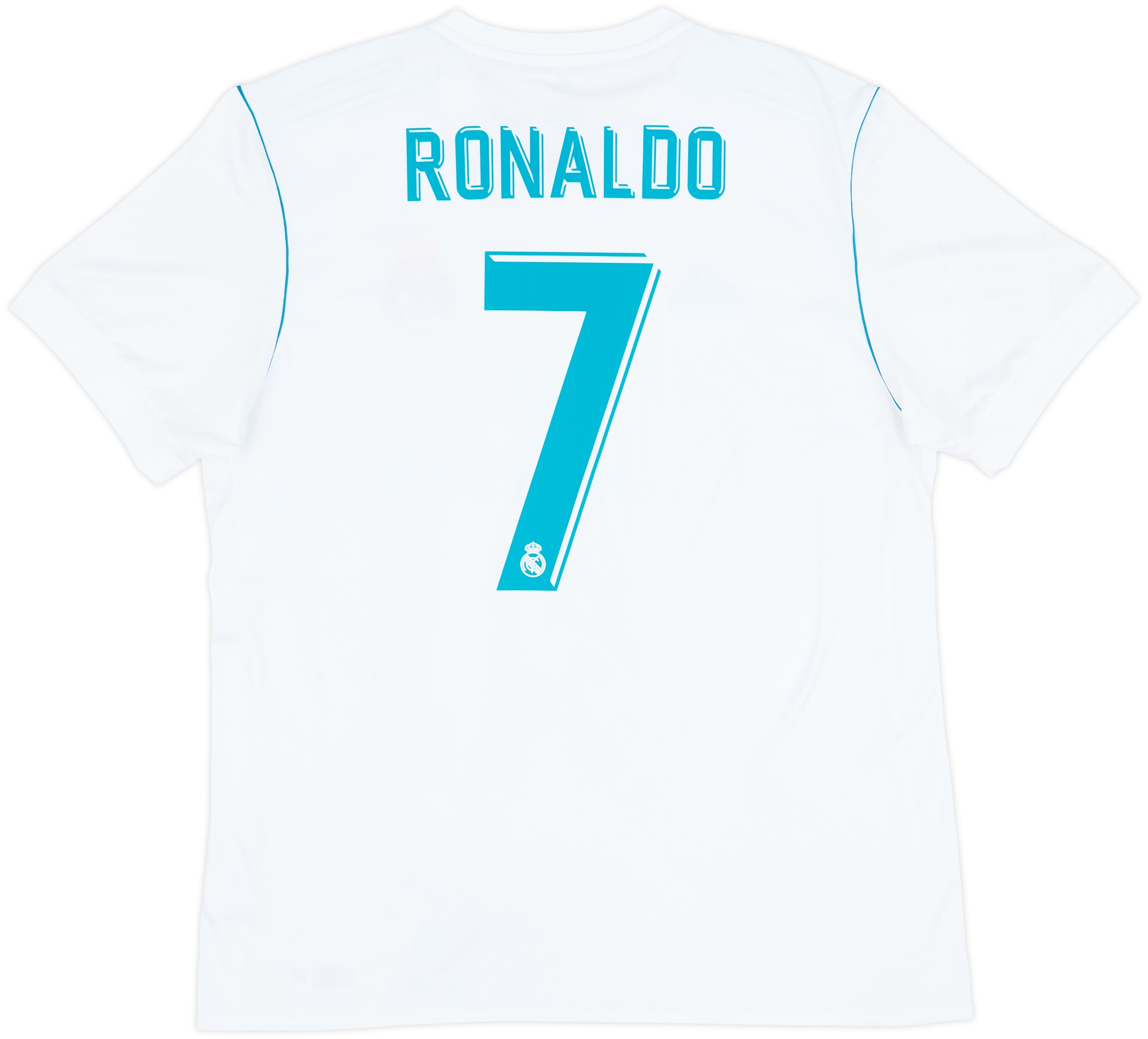 2017-18 Real Madrid Home Shirt Ronaldo #7 - 9/10 - (L)