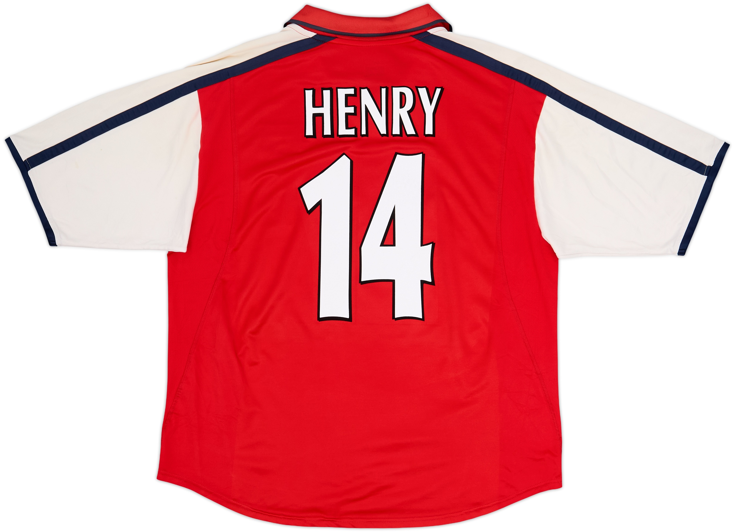 2000-02 Arsenal Home Shirt Henry #14 - 6/10 - (XL)