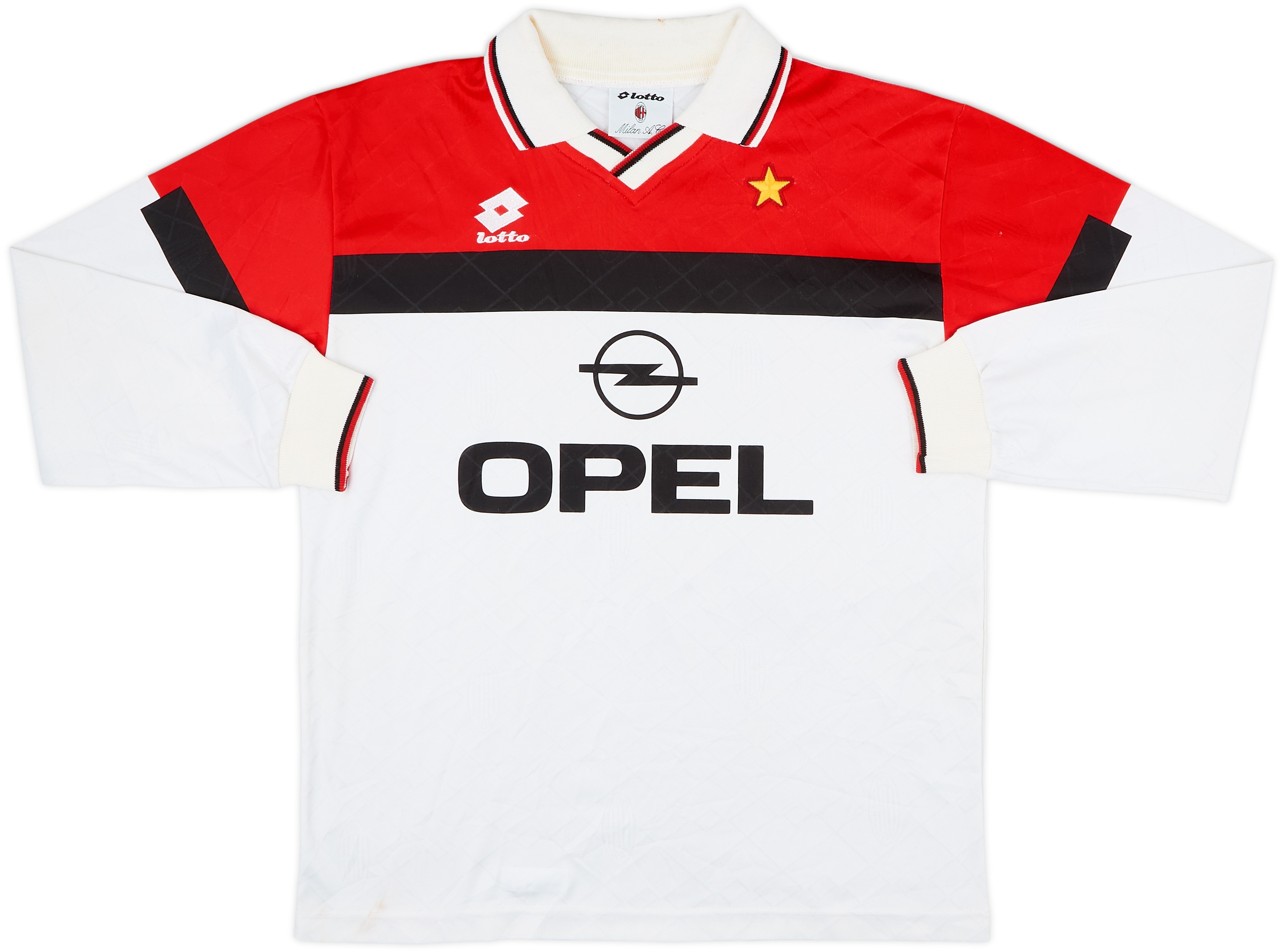 1994-95 AC Milan Away L/S Shirt - 9/10 - (L)
