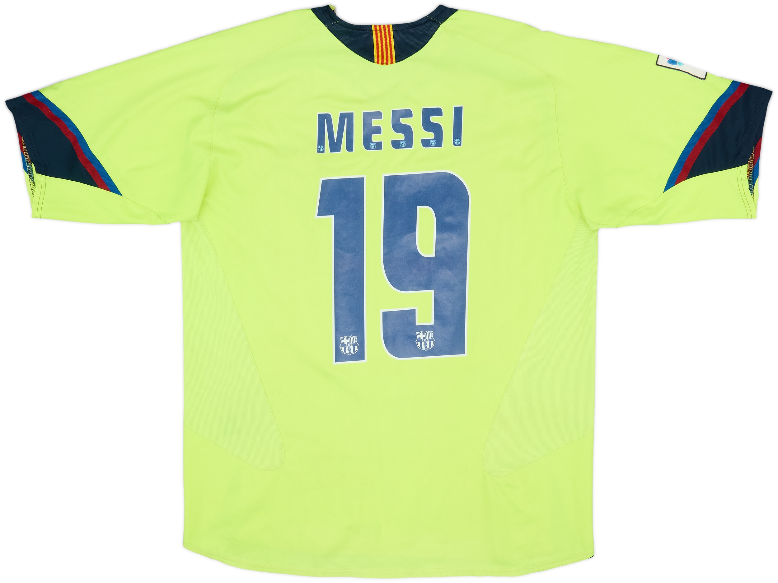 2005-06 Barcelona Away Shirt Messi #19 - 6/10 - (L)