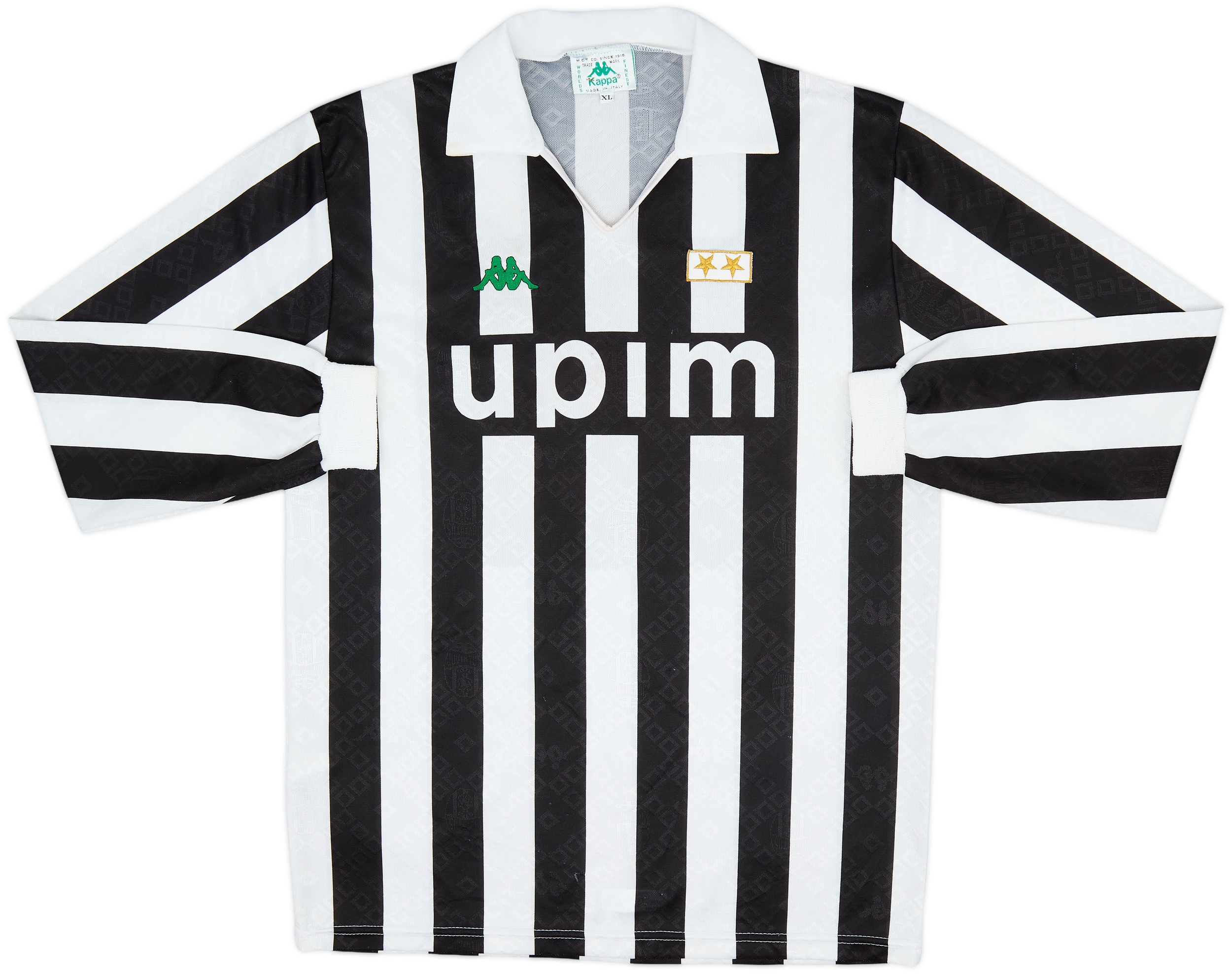 1991-92 Juventus Home L/S Shirt - 5/10 - (XL)