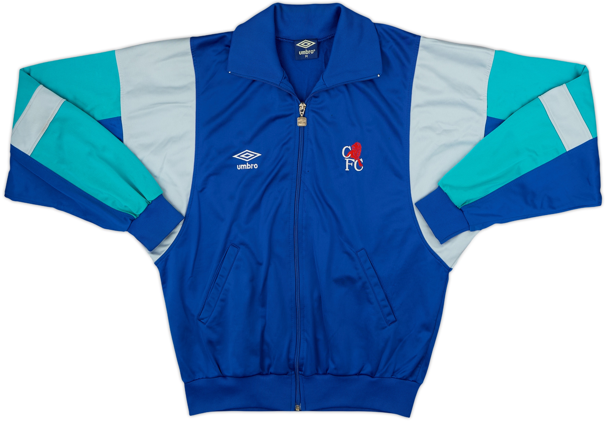 1991-92 Chelsea Umbro Track Jacket - 8/10 - (M)