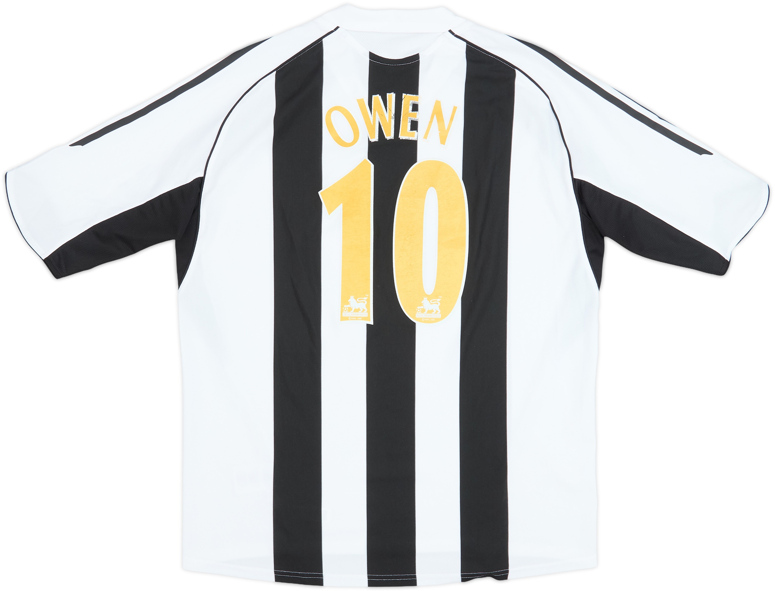 newcastle adidas OWEN 10 サッカーユニフォーム05/06 2005-07 Newcastle Home Shirt Owen #10 - 6/10 - (L)