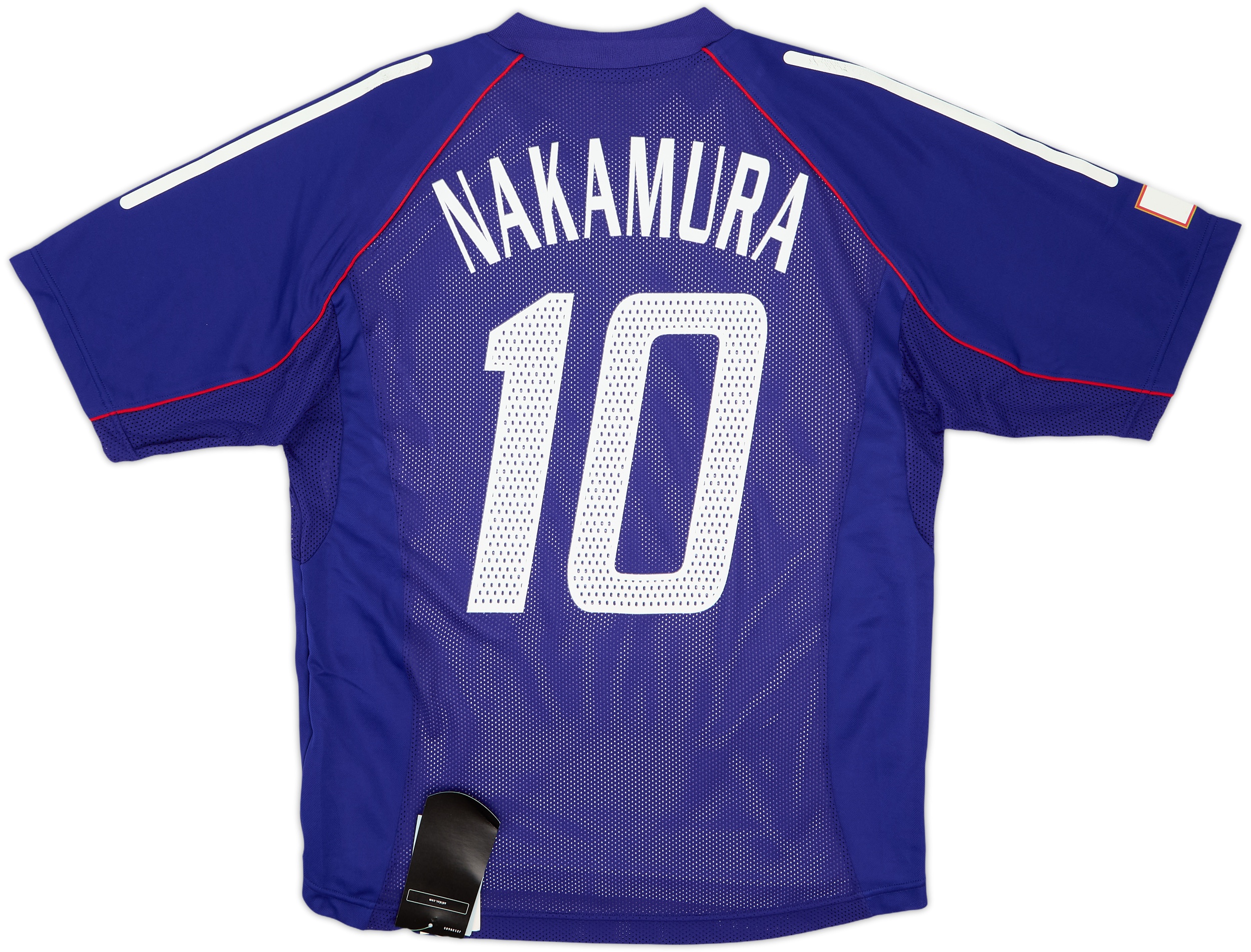2002-04 Japan Player Issue Home Shirt & Bag Nakamura #10 (S)