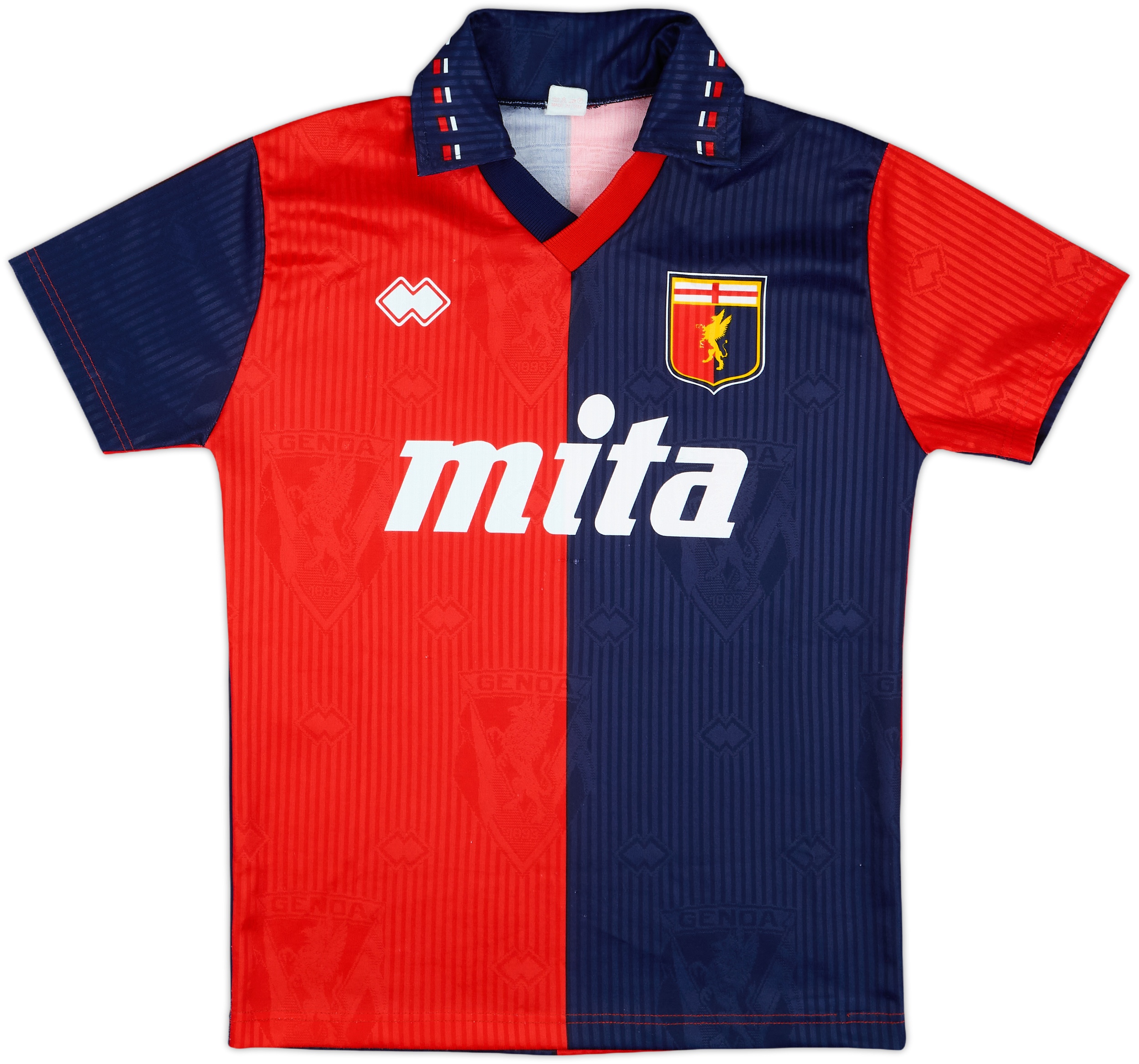 Maillot Foot Vintage Domicile CEG Genève N°13 Années 90 - Adidas Taille XL