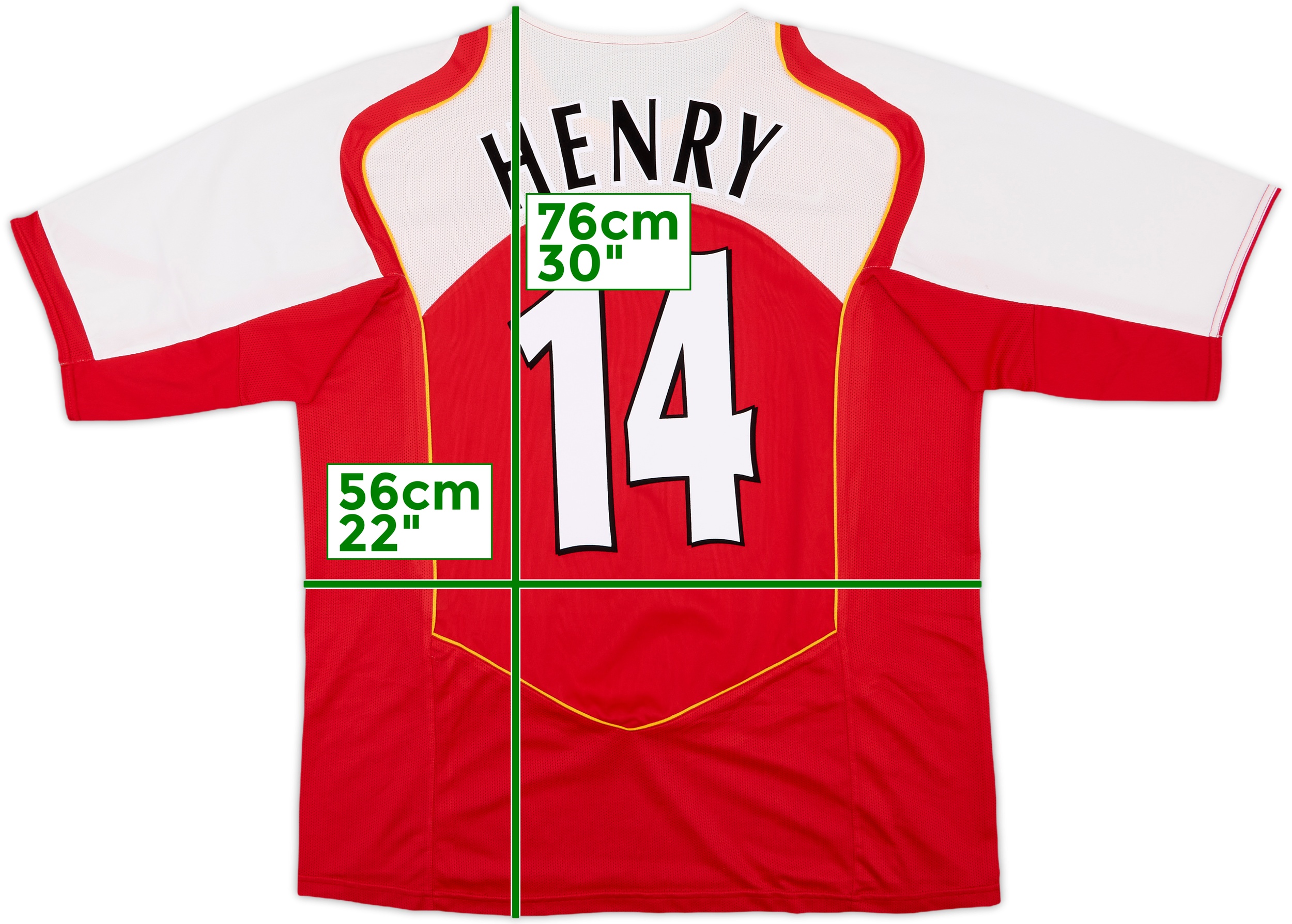 Arsenal 07-08 3rd 【14 Henry】 2004-05 Arsenal Home Shirt Henry #14 - 8/10 - (XL)
