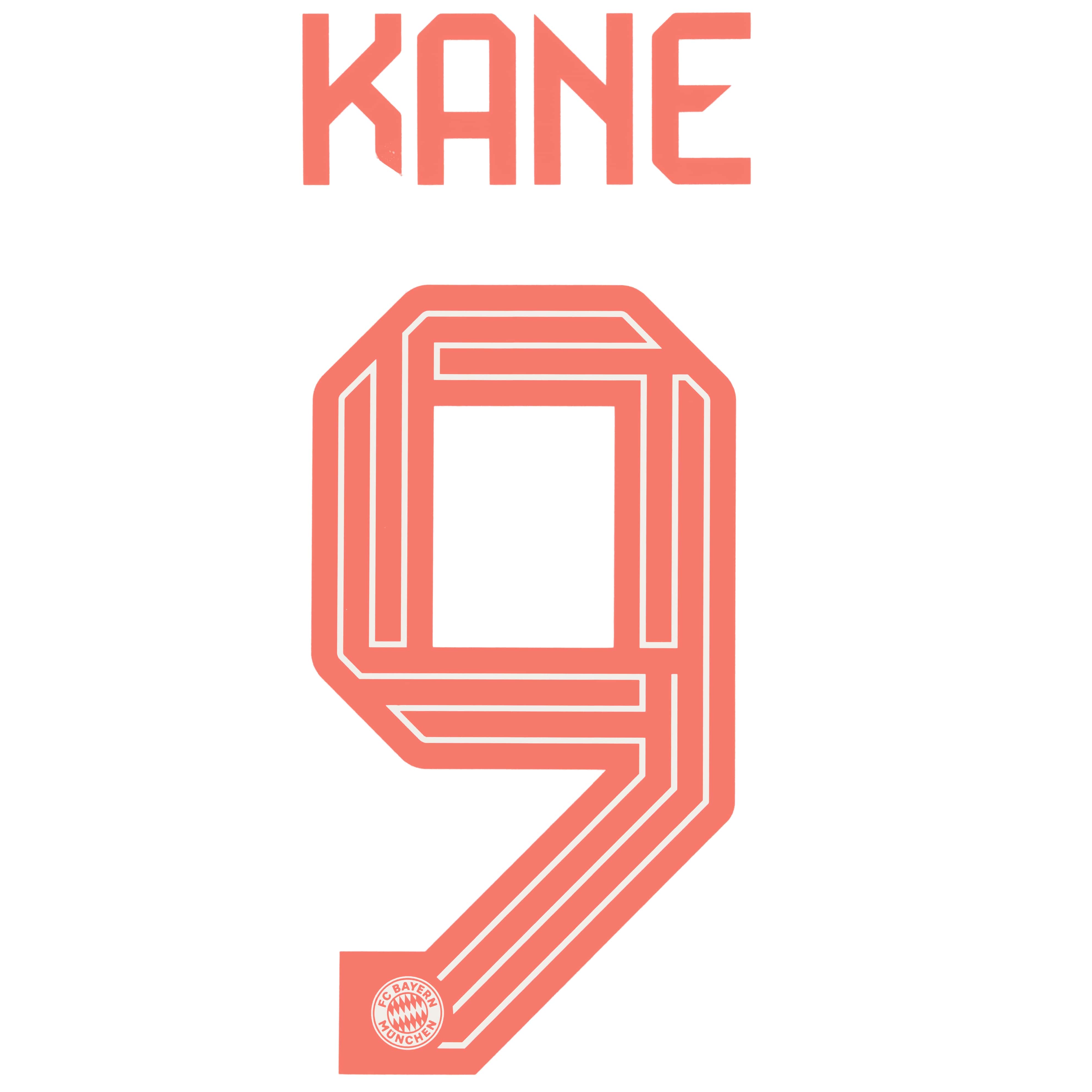 2023-24 Bayern Munich Home Kane #9 Name Set