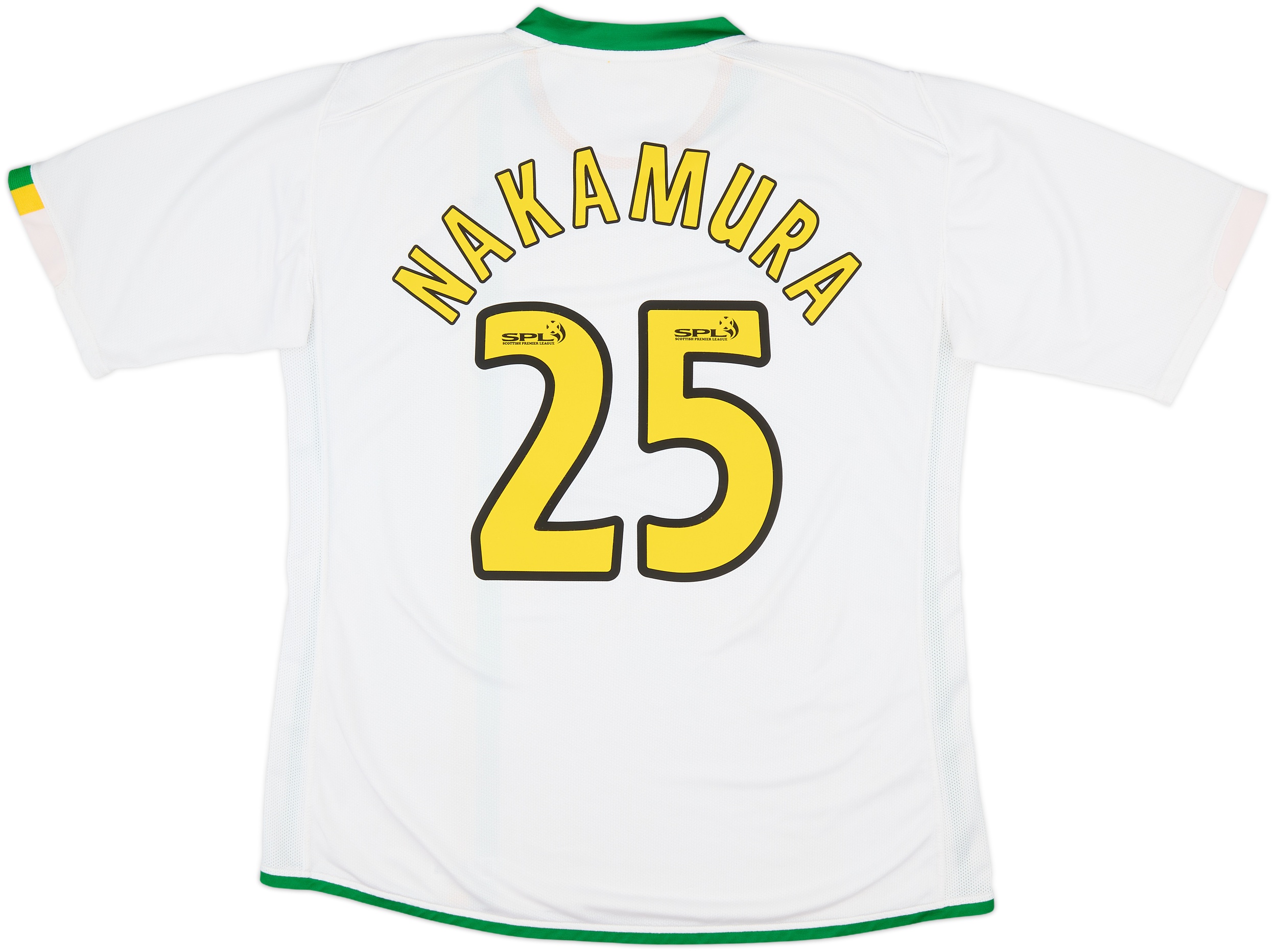 2006-08 Celtic European Player Issue Shirt Nakamura #25 - 8/10 - (XL)