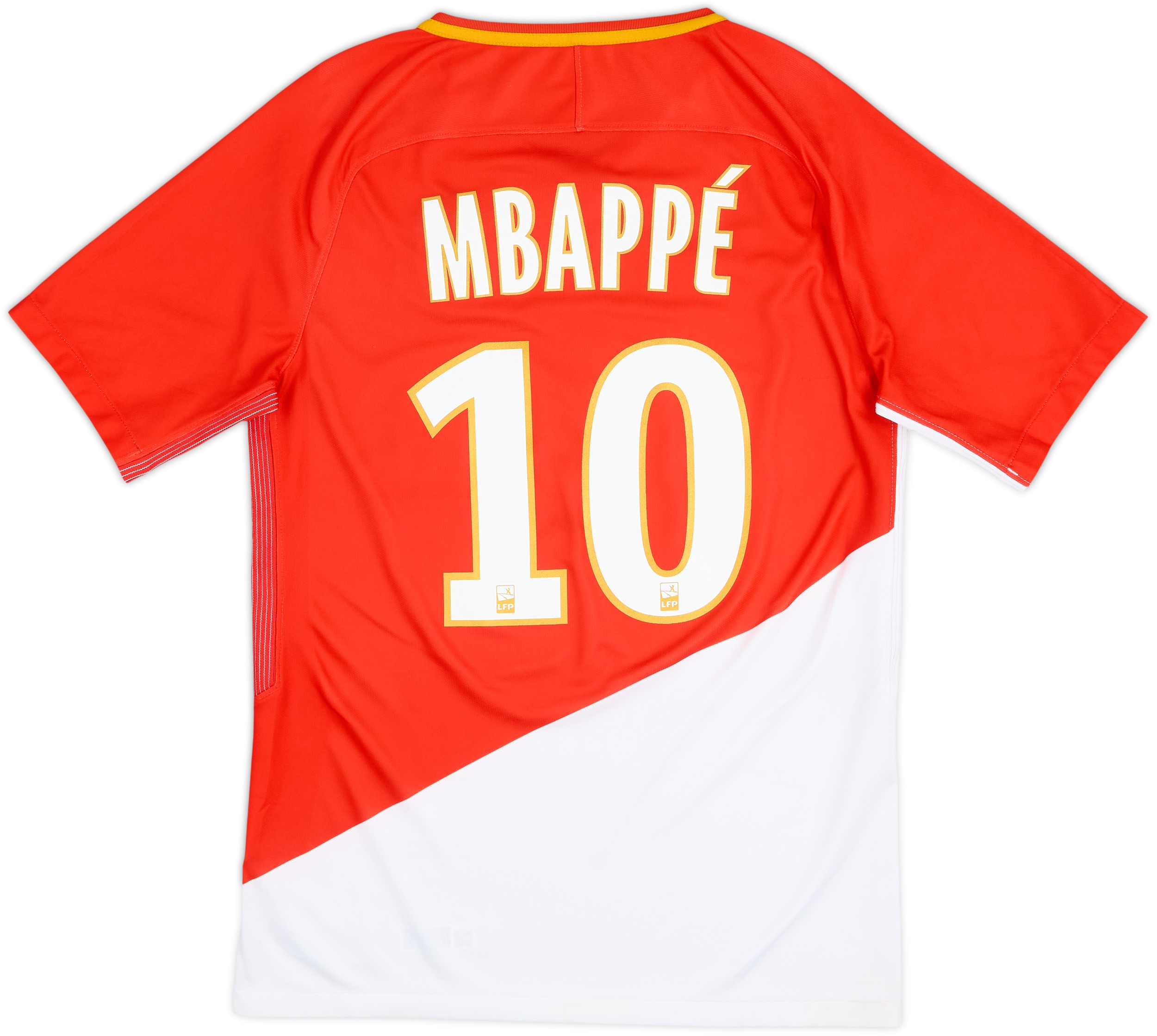 Maillot De Monaco Signé Par Mbappé - Nike - Objet De Collection
