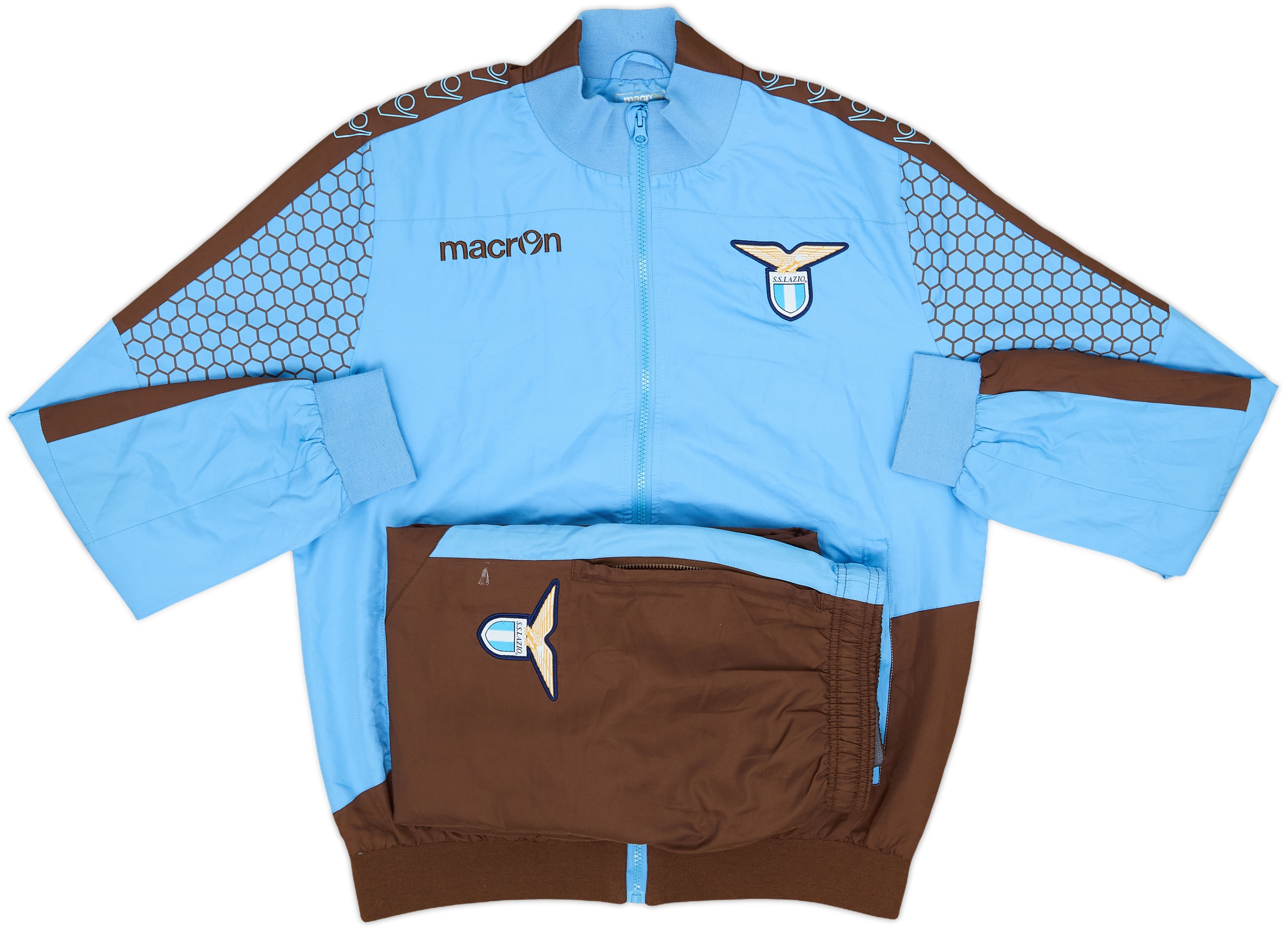 2015-16 Lazio Macron Tracksuit - 8/10 - (L)