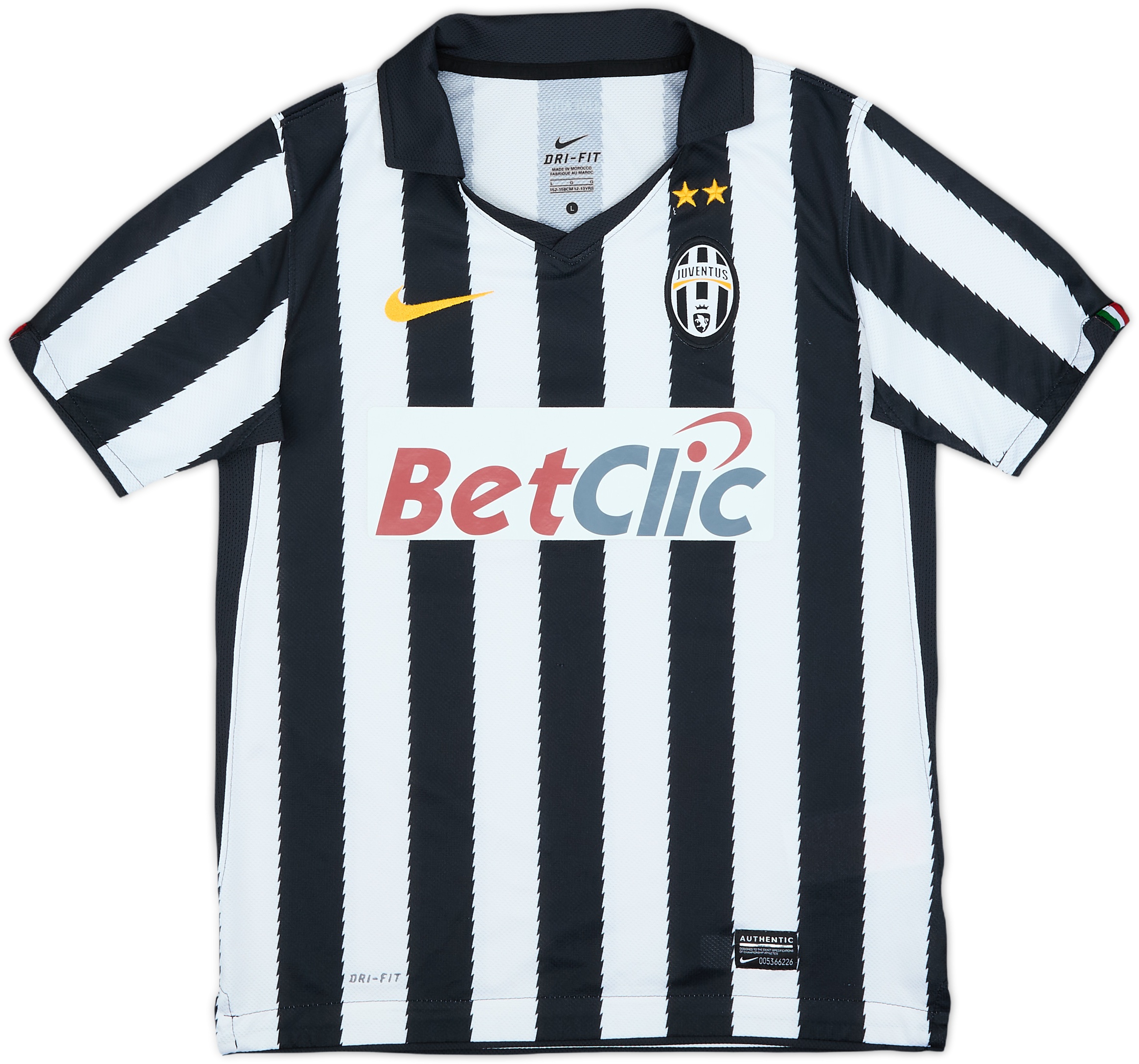 ウェア Juventus 2009-10 football shirt  2010-11 Juventus Home Shirt - 9/10 - (L.Boys)