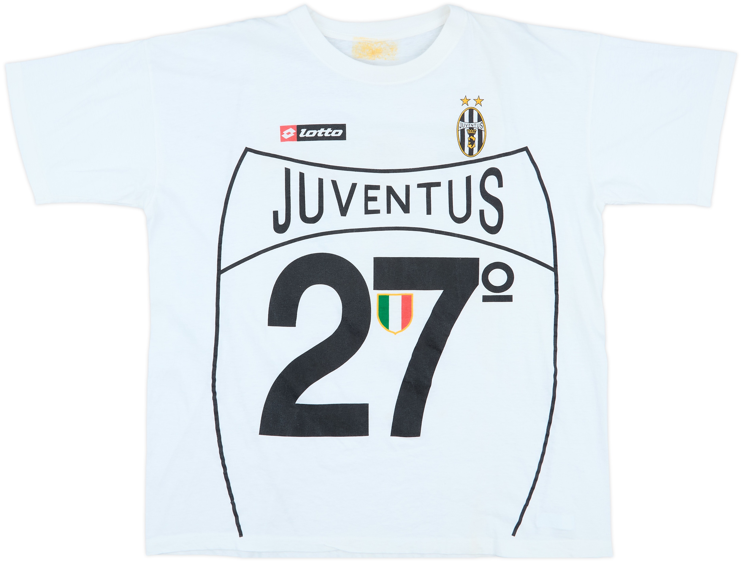 2002-03 Juventus Lotto 'Campioni D'Italia 2003' Graphic Tee - 8/10