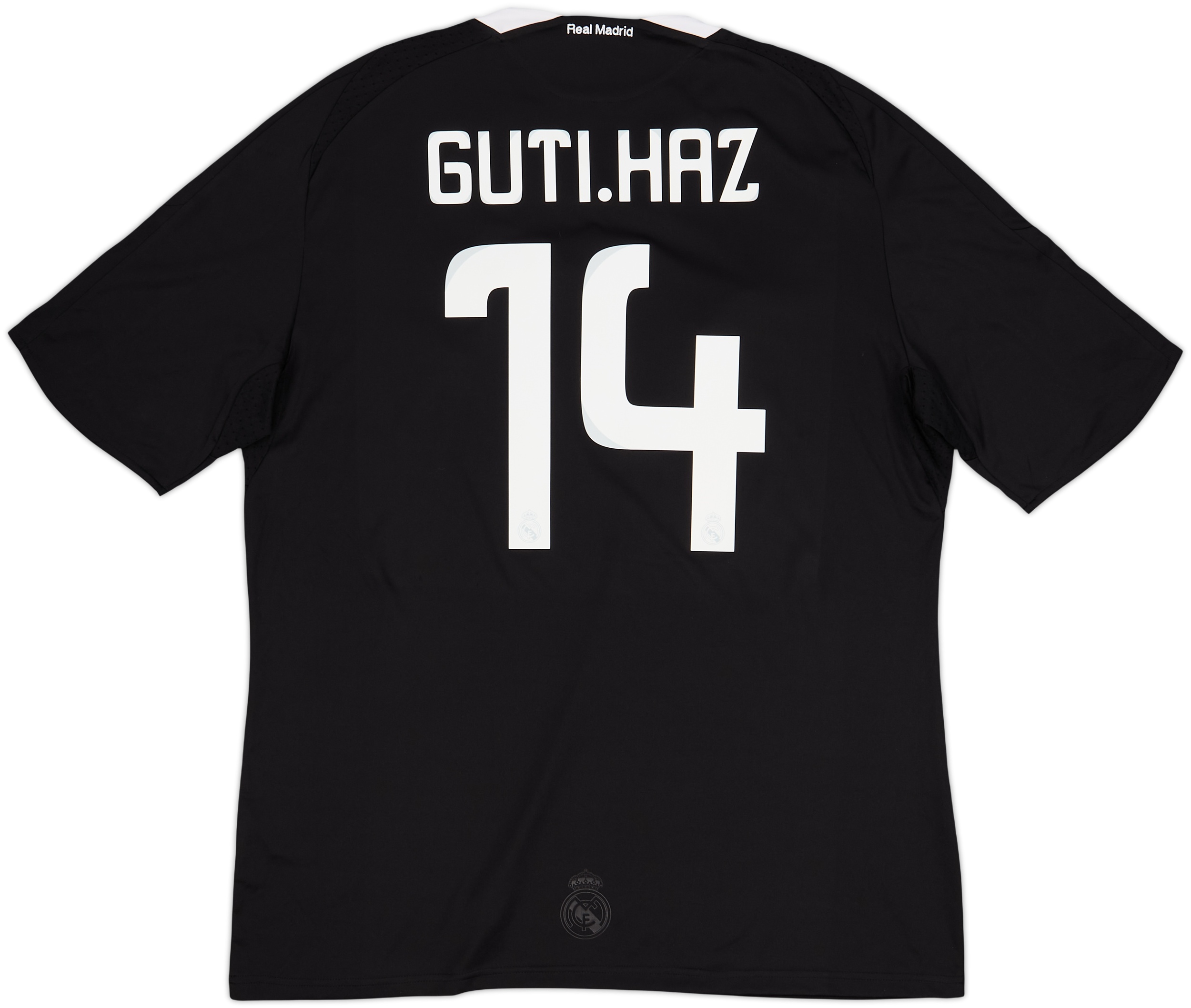 2008-09 Real Madrid CL Third Shirt Guti. Haz #14 - 7/10 - (XL)
