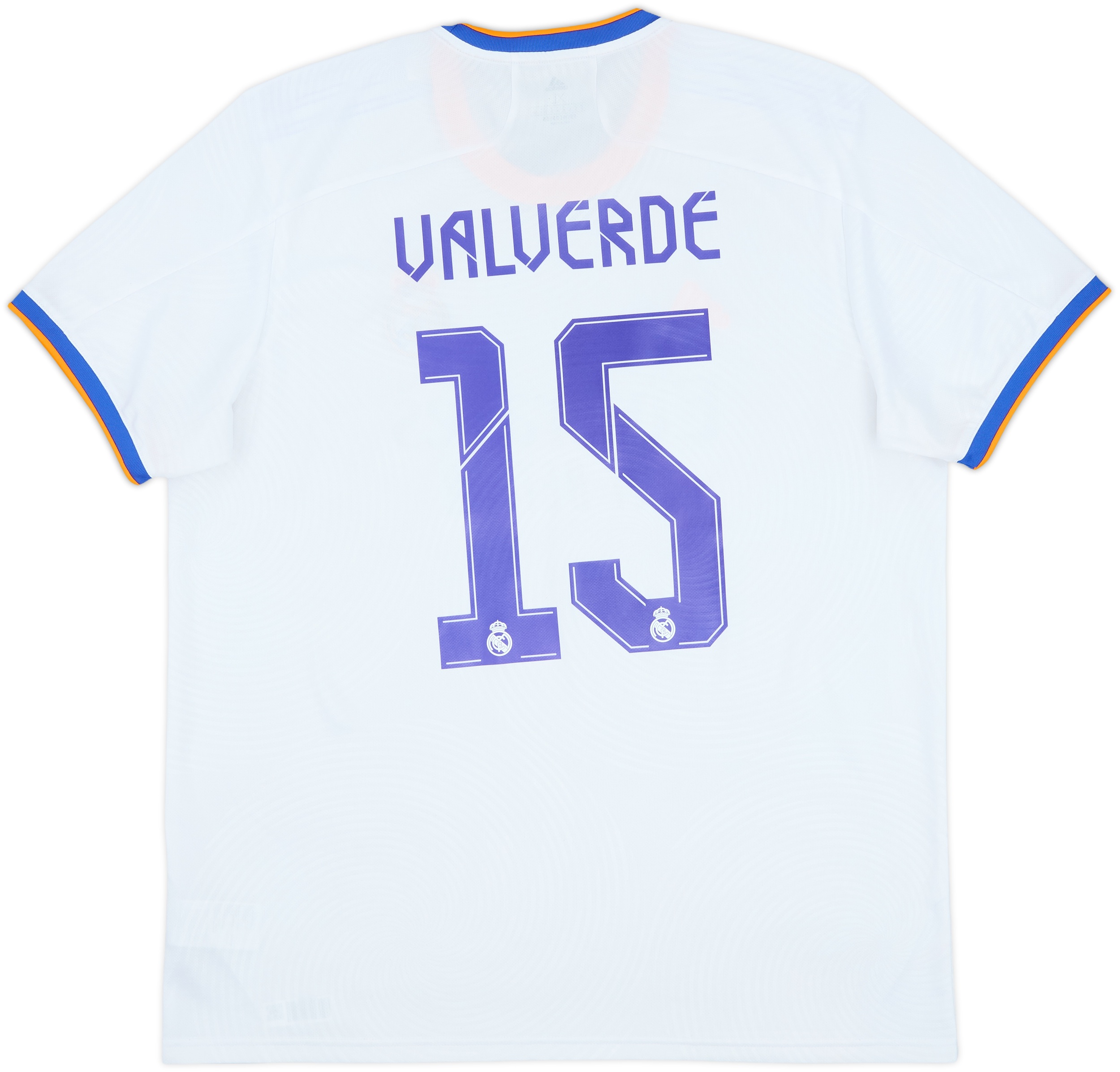 Real Madrid VALVERDE 15 ホワイトシャツ