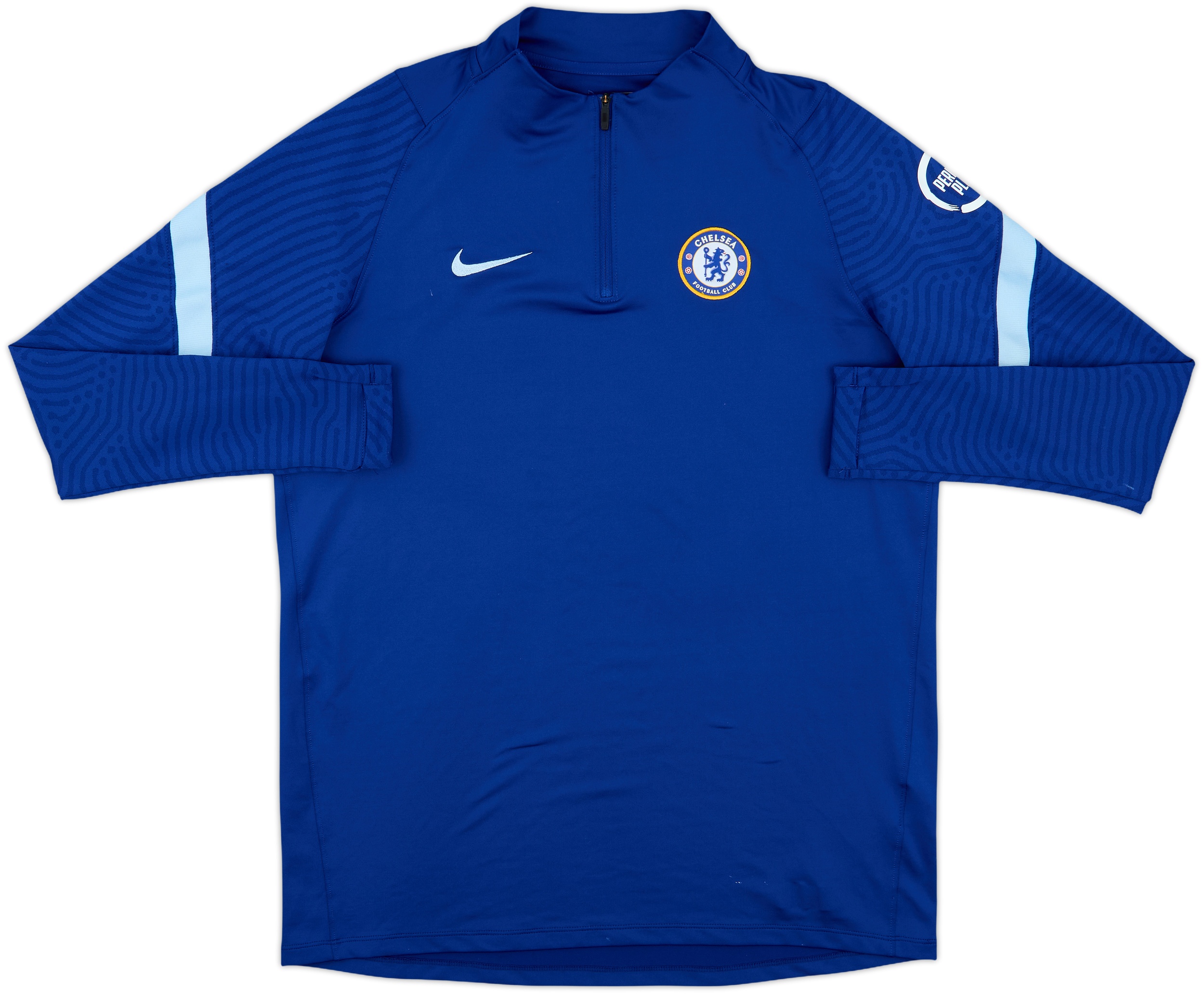【美品】Nike Chelsea セットアップ 2020-21 Chelsea Nike 1/4 Zip Training Top - 8/10 - (L)