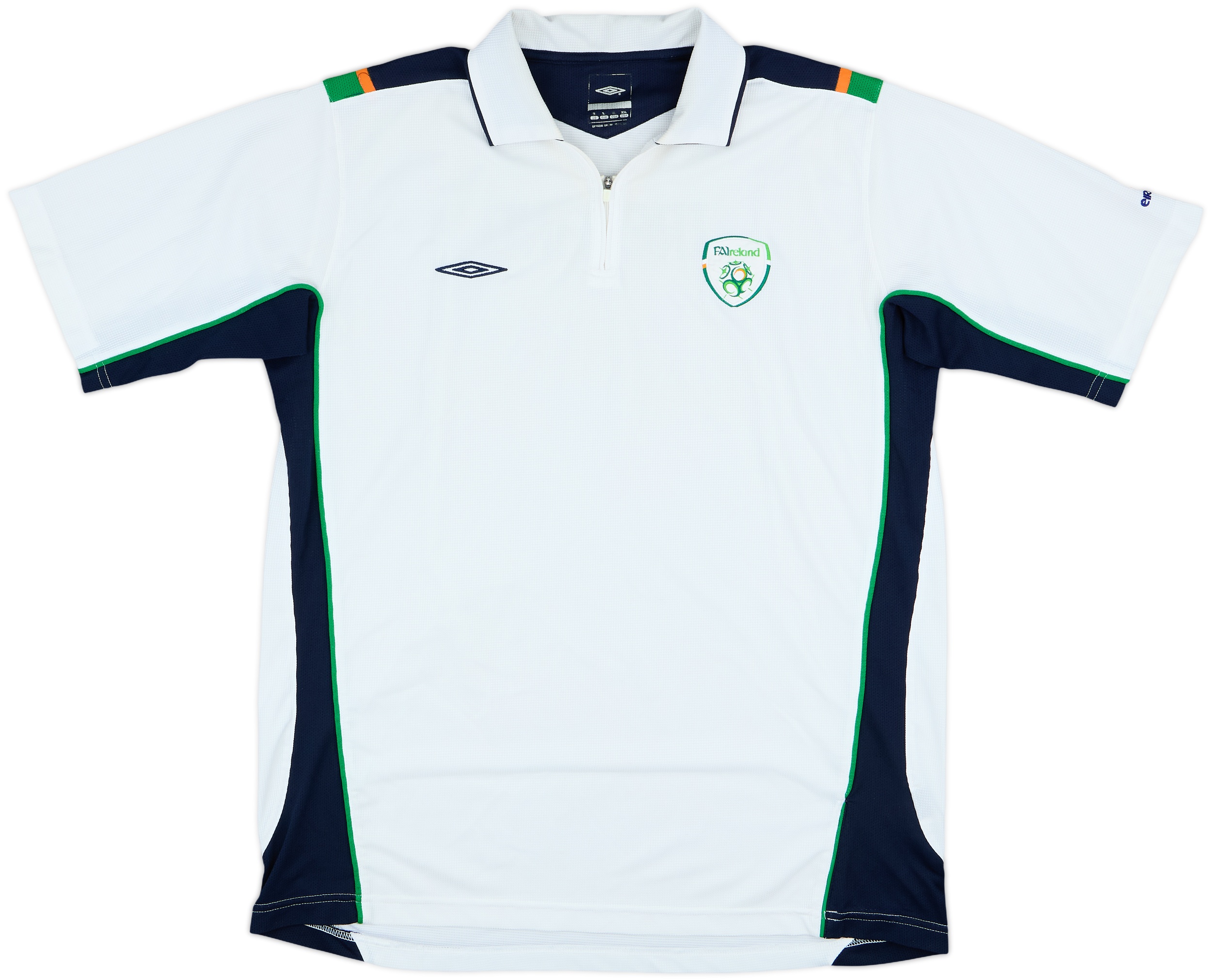2004-06 Ireland Umbro 1/4 Zip Polo Shirt - 7/10 - (XL)