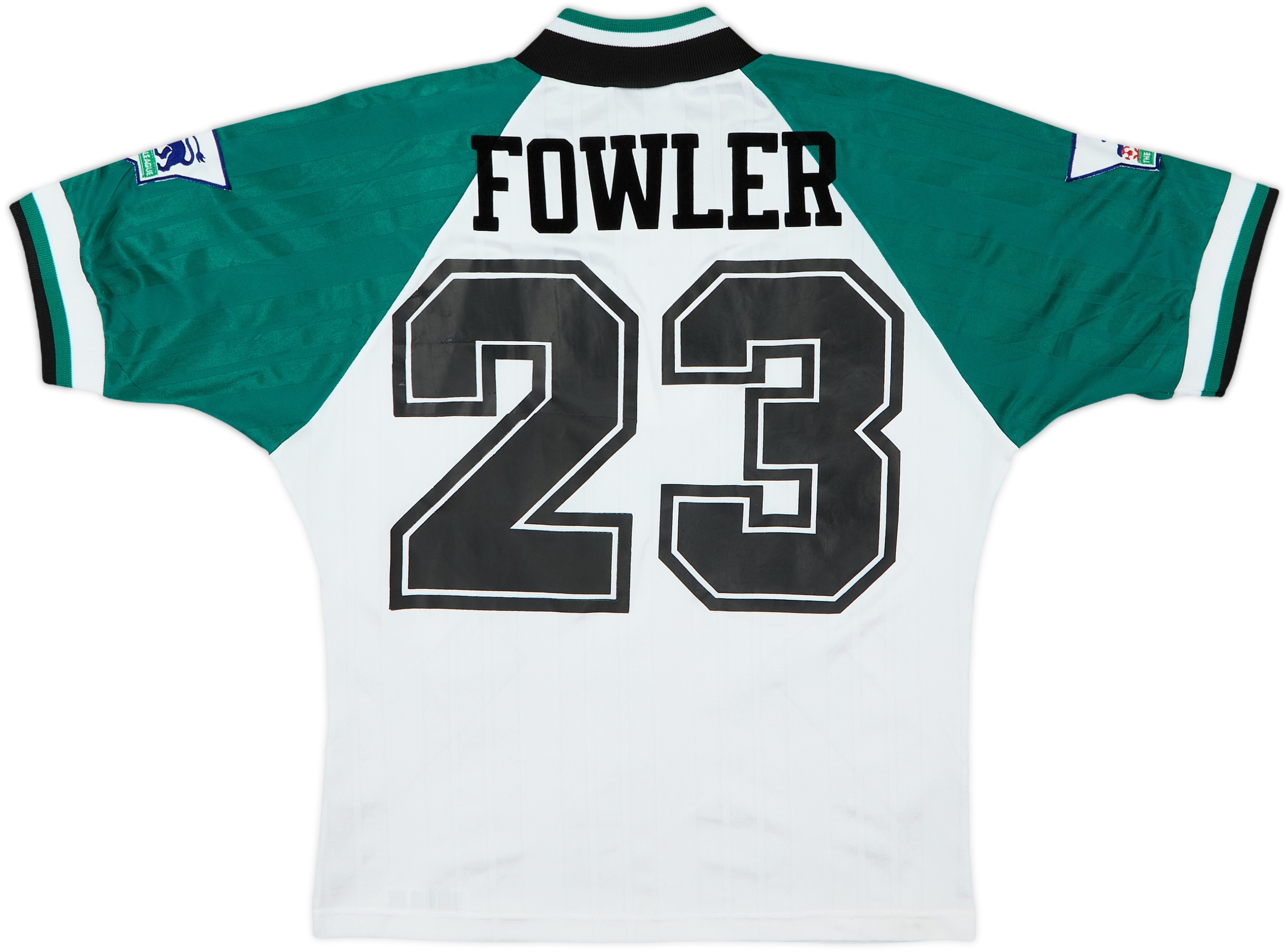 1993-95 Liverpool Away Shirt Fowler #23 - 5/10 - (L.Boys)