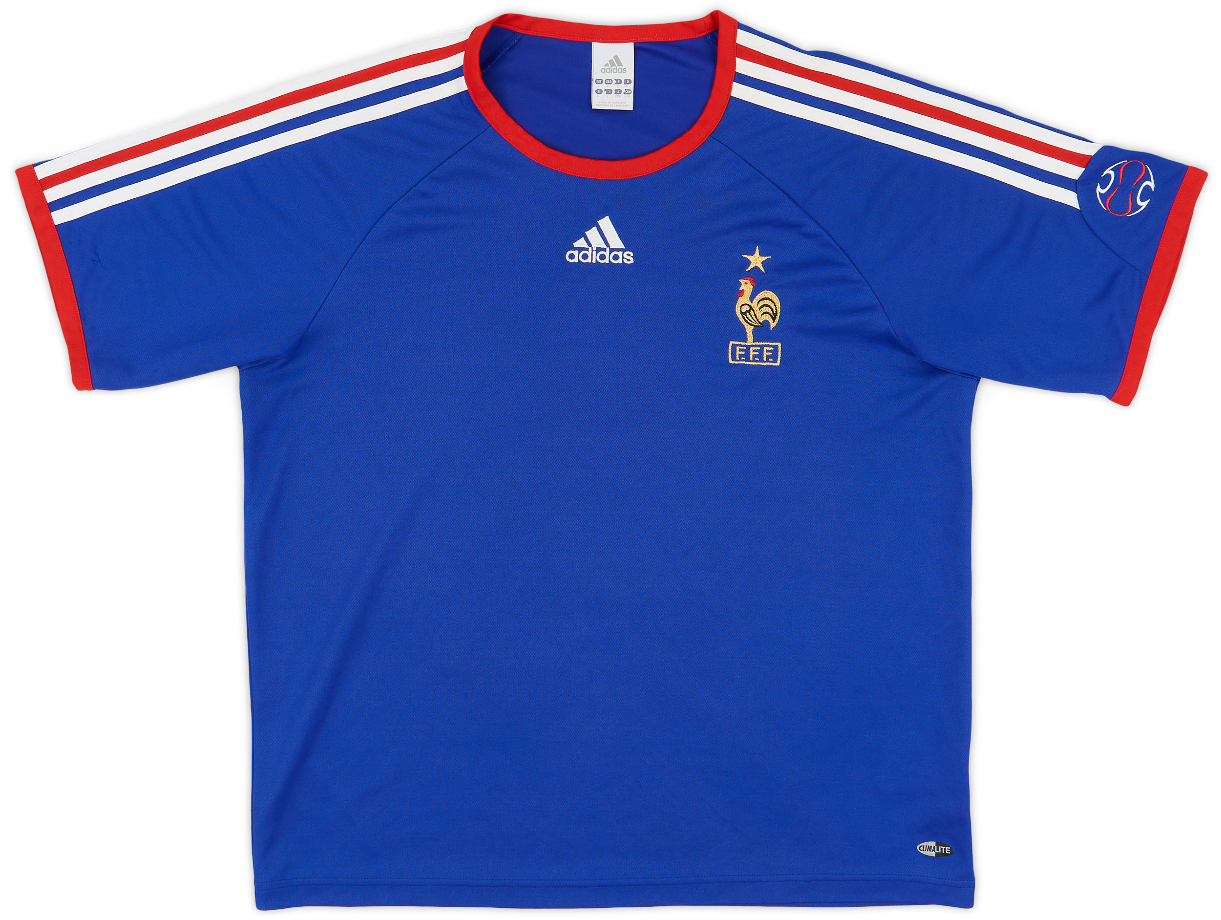 Vintage 90s Adidas France 98 FIFA World Cup T-shirt Footbal