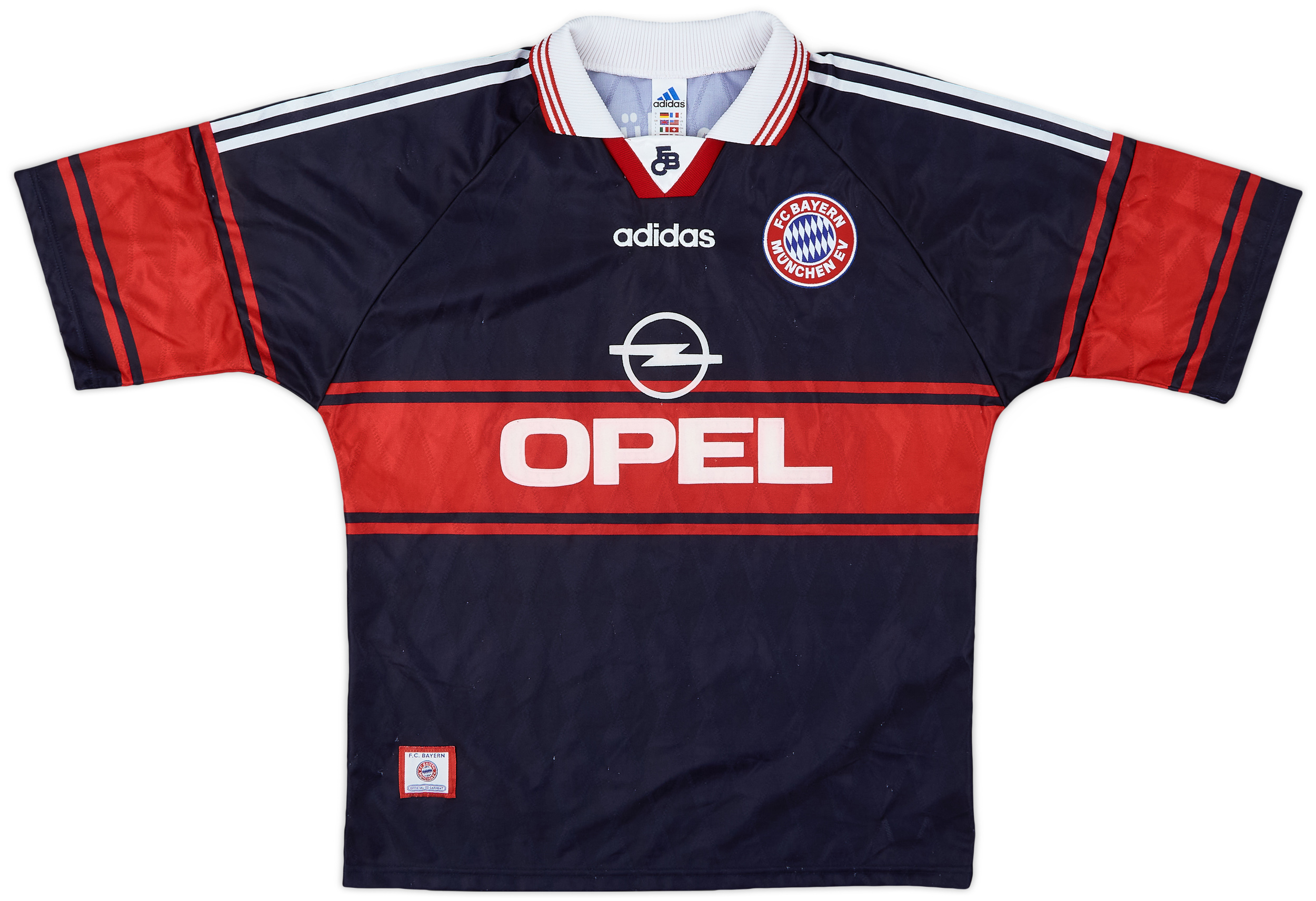 1997-99 Bayern Munich Home Shirt Scholl #7 - 7/10 - (L)