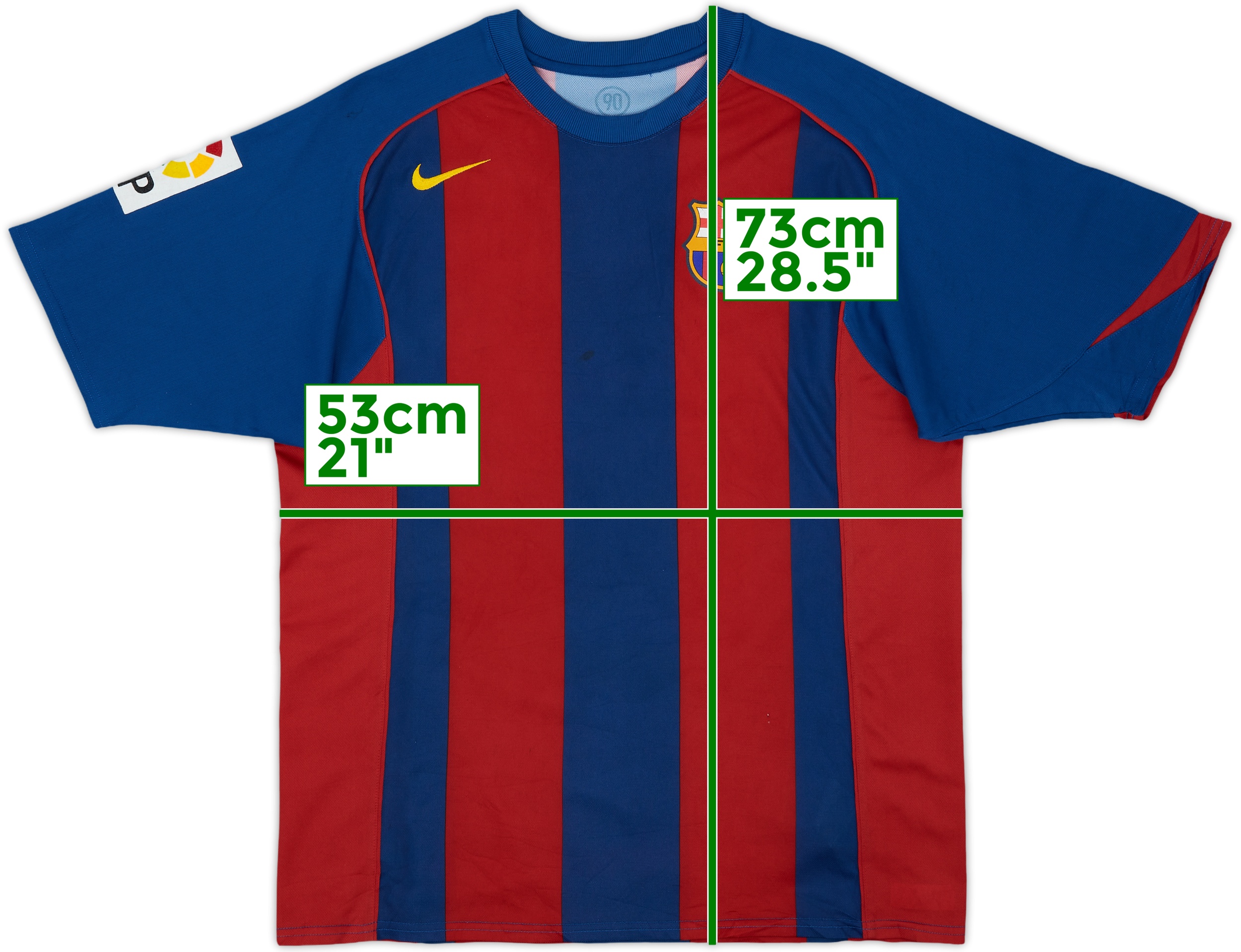 2004-05 Barcelona Basic Home Shirt Larsson #7 - 4/10 - (L) 2004-05 Barcelona Basic Home Shirt Larsson #7 - 4/10 - (L)