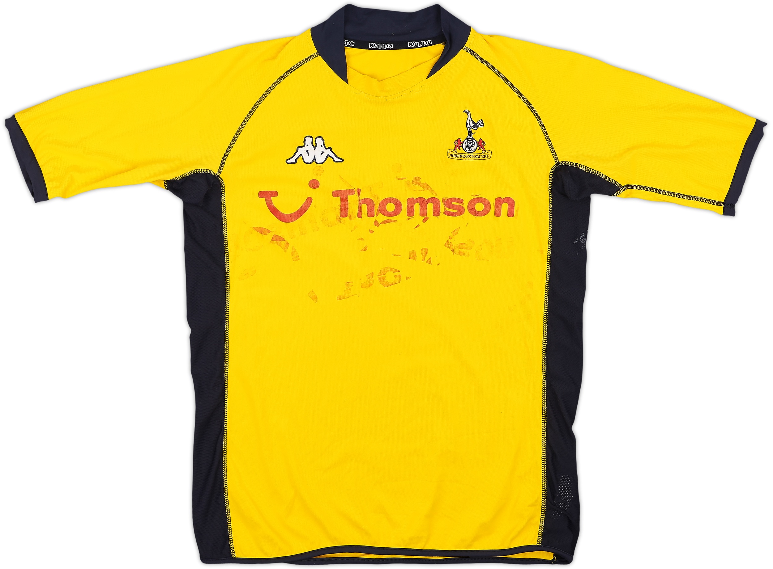 Kappaトッテナム・ホットスパーFC 2002-03 アウェイ 2002-03 Tottenham Third Shirt - 9/10 - (XXL)