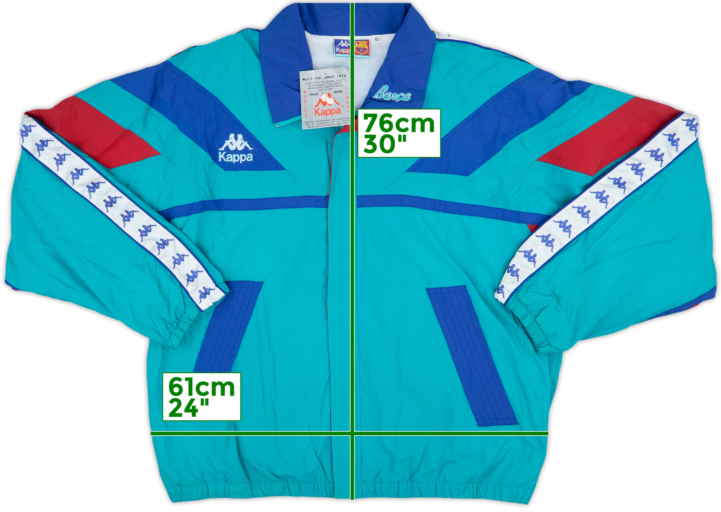 Kappa FC Barcelona 1992 ジャケット ロマーリオ クライフ