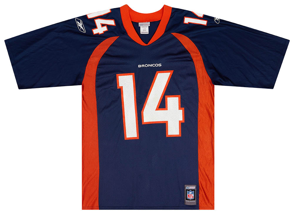 2001 Denver Broncos Griese #14 Reebok Jersey (Home) L