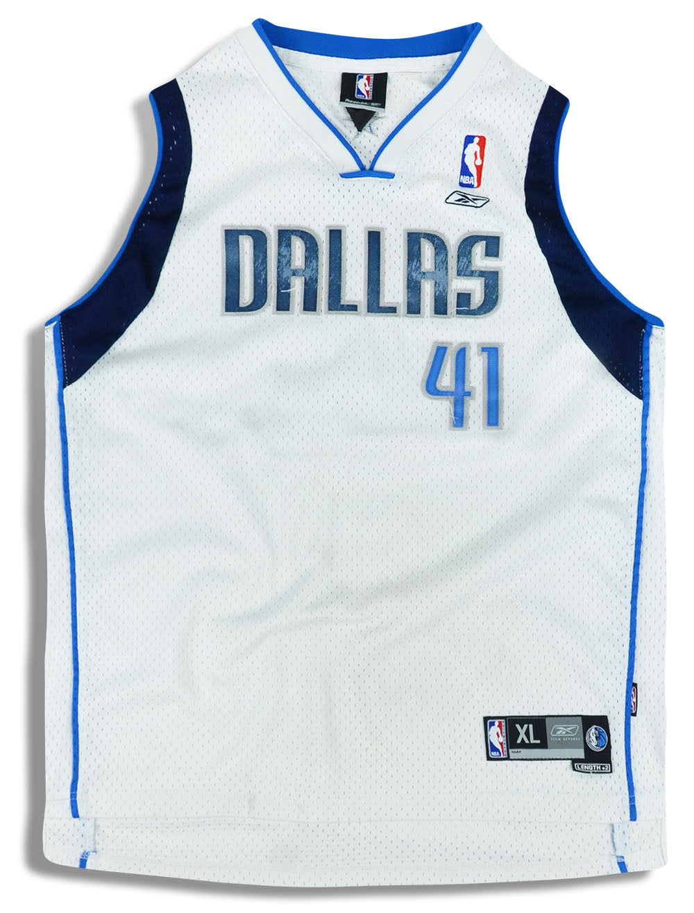 2004-06 Dallas Mavericks Nowitzki #41 Reebok Swingman Jersey (Home) Y