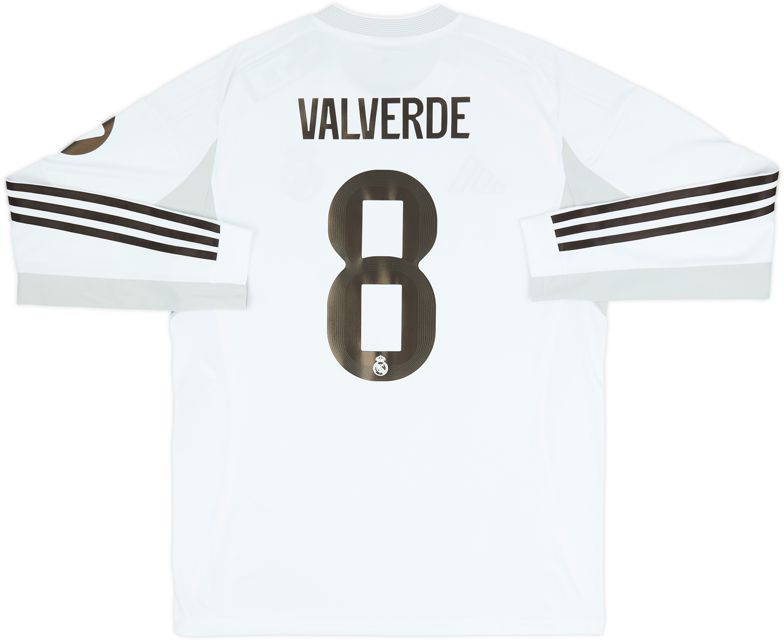 2025-26 Real Madrid Home L/S Shirt Valverde #8